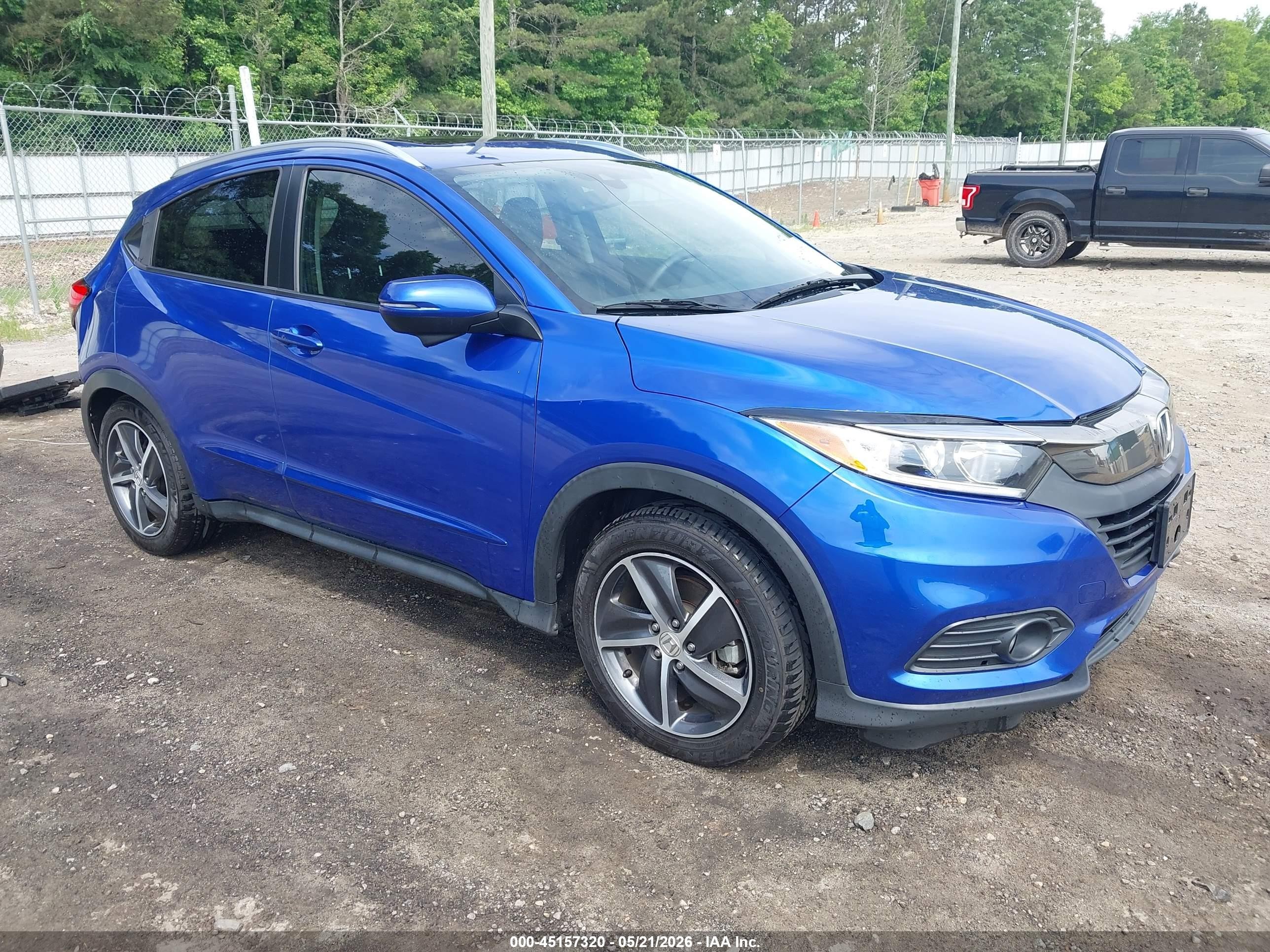 2022 Honda HR-V EX-L, VIN 3CZRU5H73NM715766 — Rear end