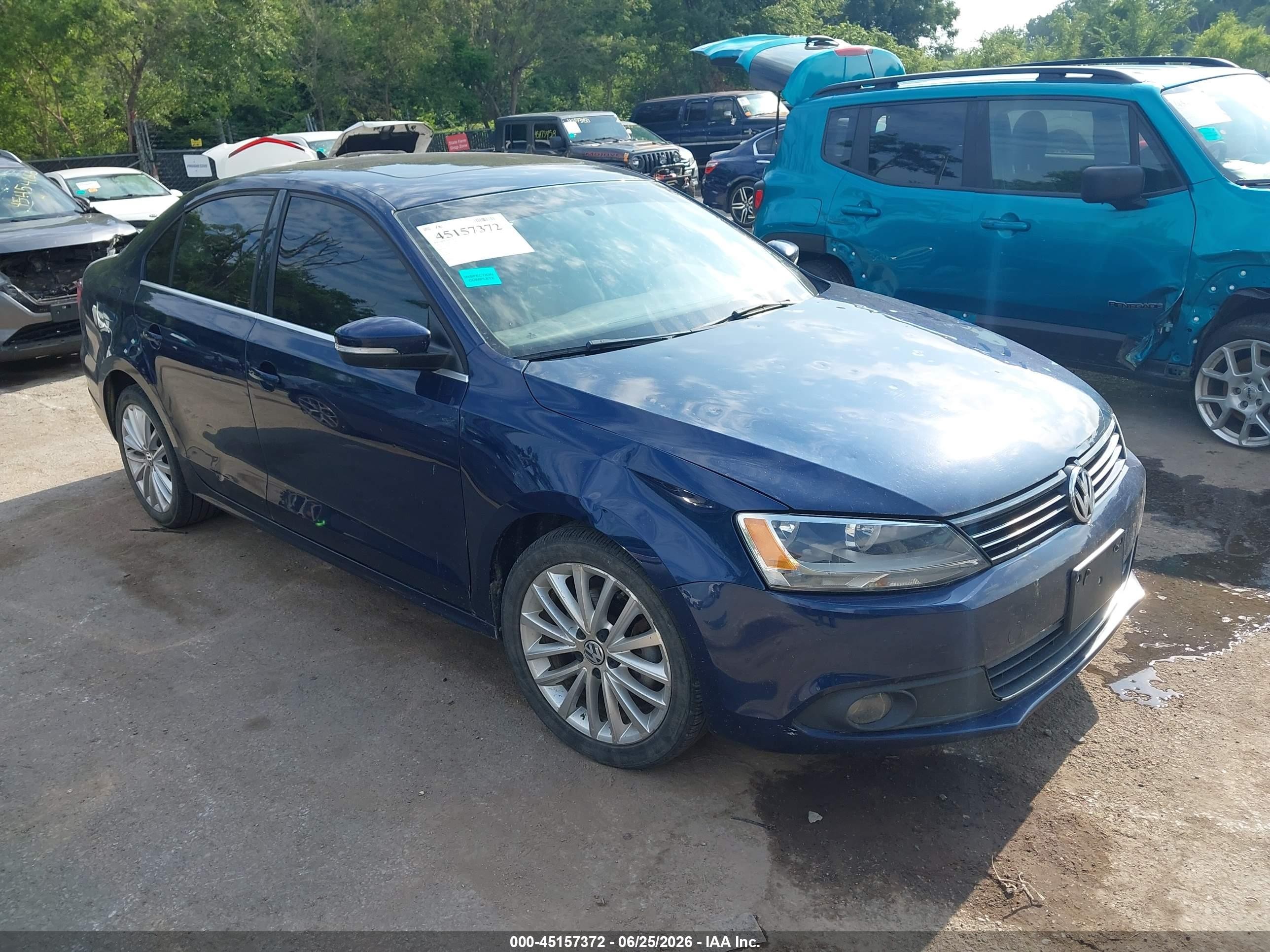 2013 Volkswagen Jetta TDI w/Premium/Nav, VIN 3VWLL7AJ5DM386046 — Hail