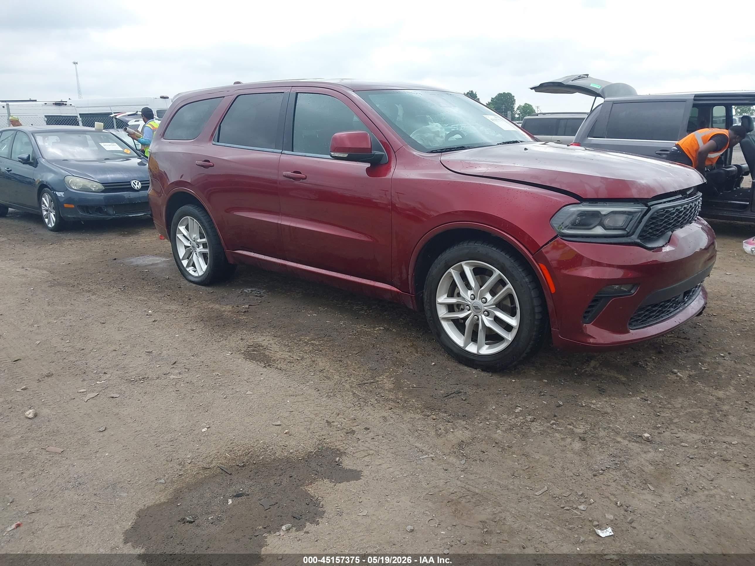 2022 Dodge Durango GT Plus, VIN 1C4RDHDG0NC101501 — Front end