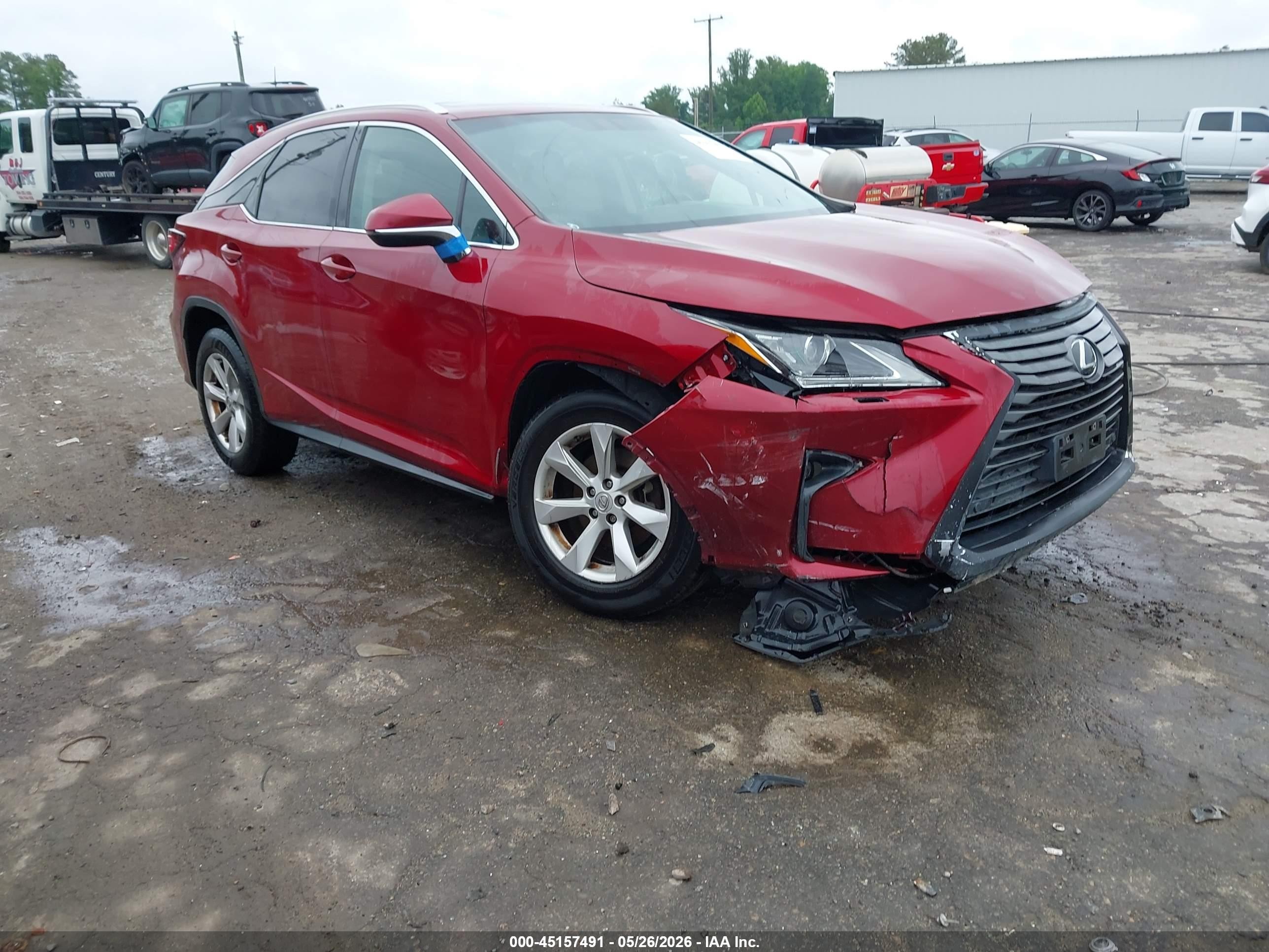2016 Lexus RX 350, VIN 2T2BZMCA7GC021062 — Front end
