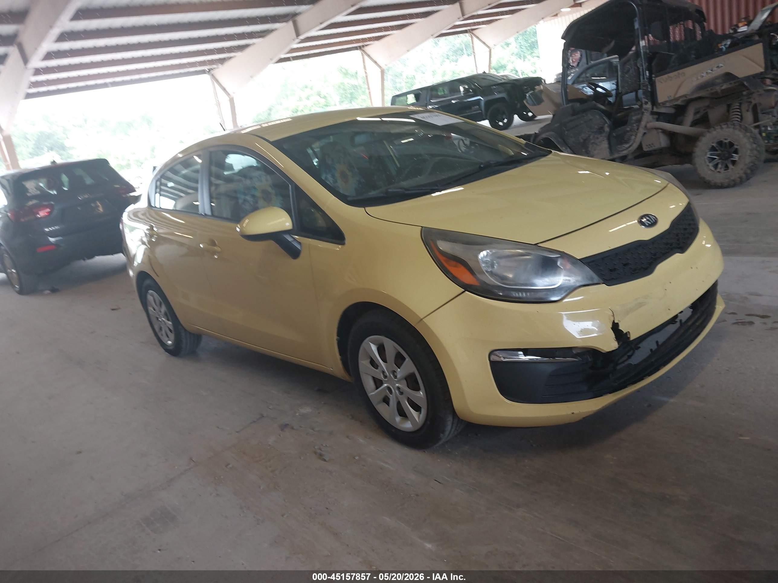 2016 Kia Rio LX, VIN KNADM4A39G6547035 — All over
