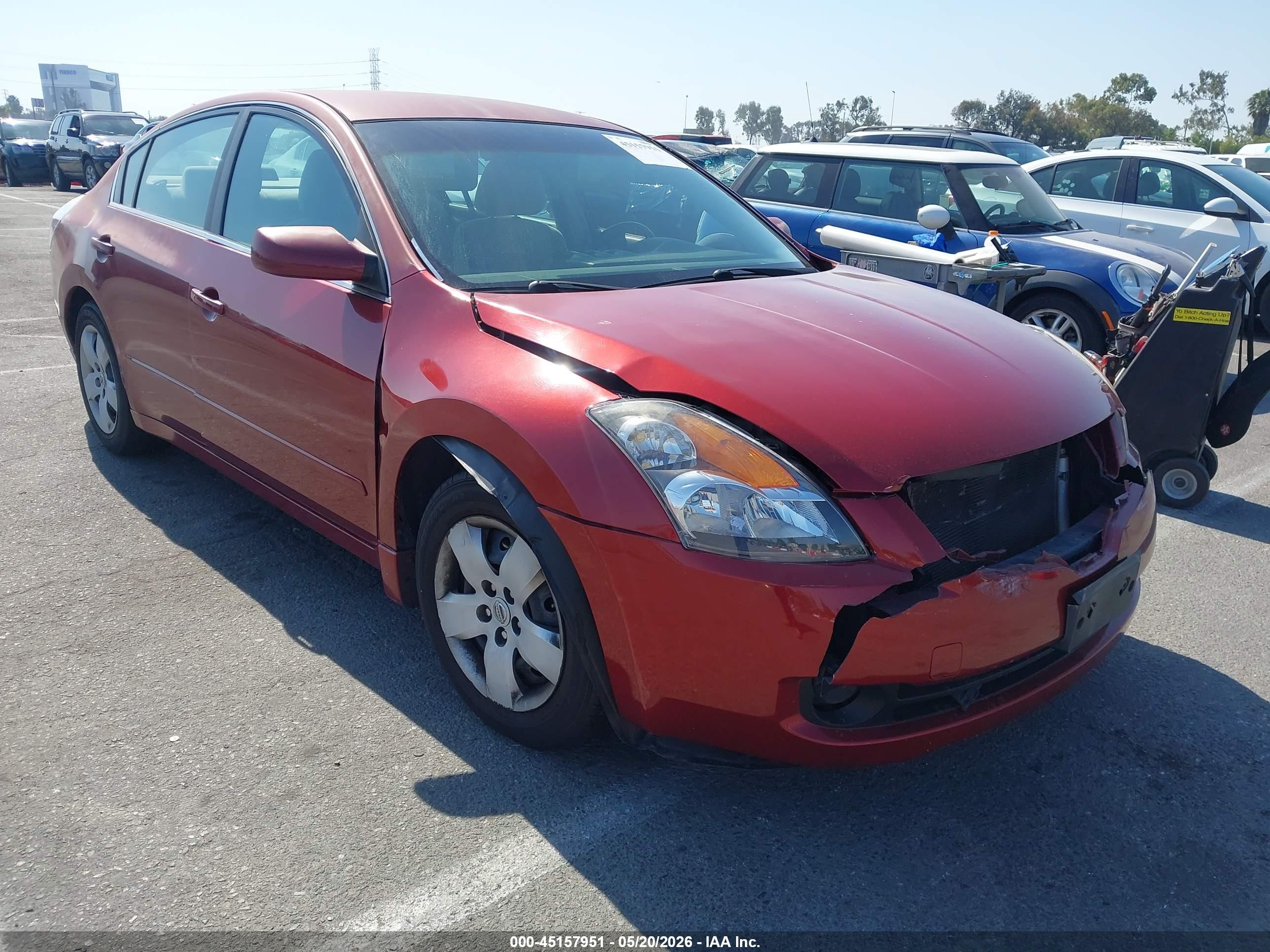 2008 Nissan Altima SL, VIN 1N4AL21E68N530401 — Front end