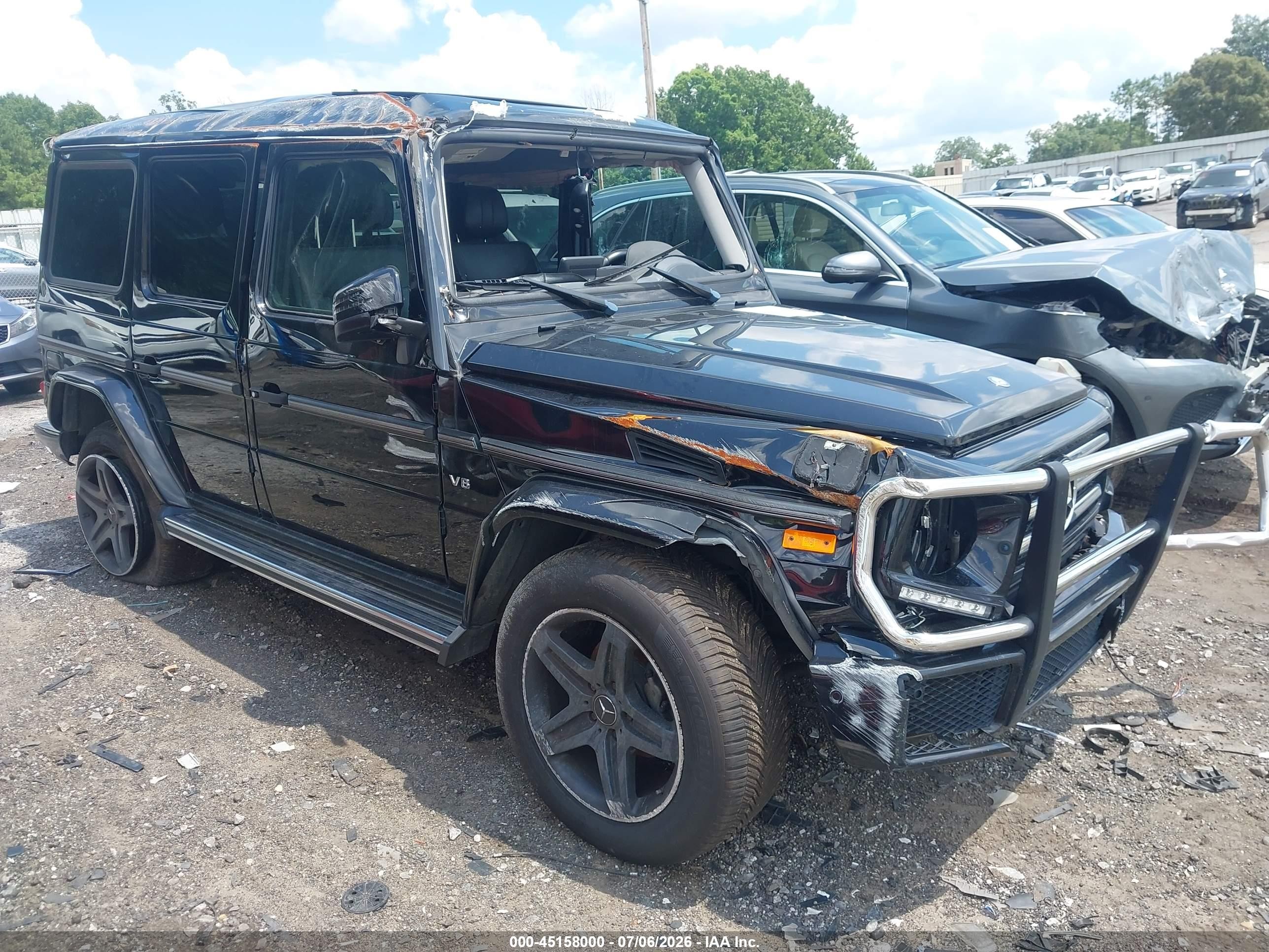 2017 Mercedes-Benz G 550, VIN WDCYC3KF6HX263054 — Rollover