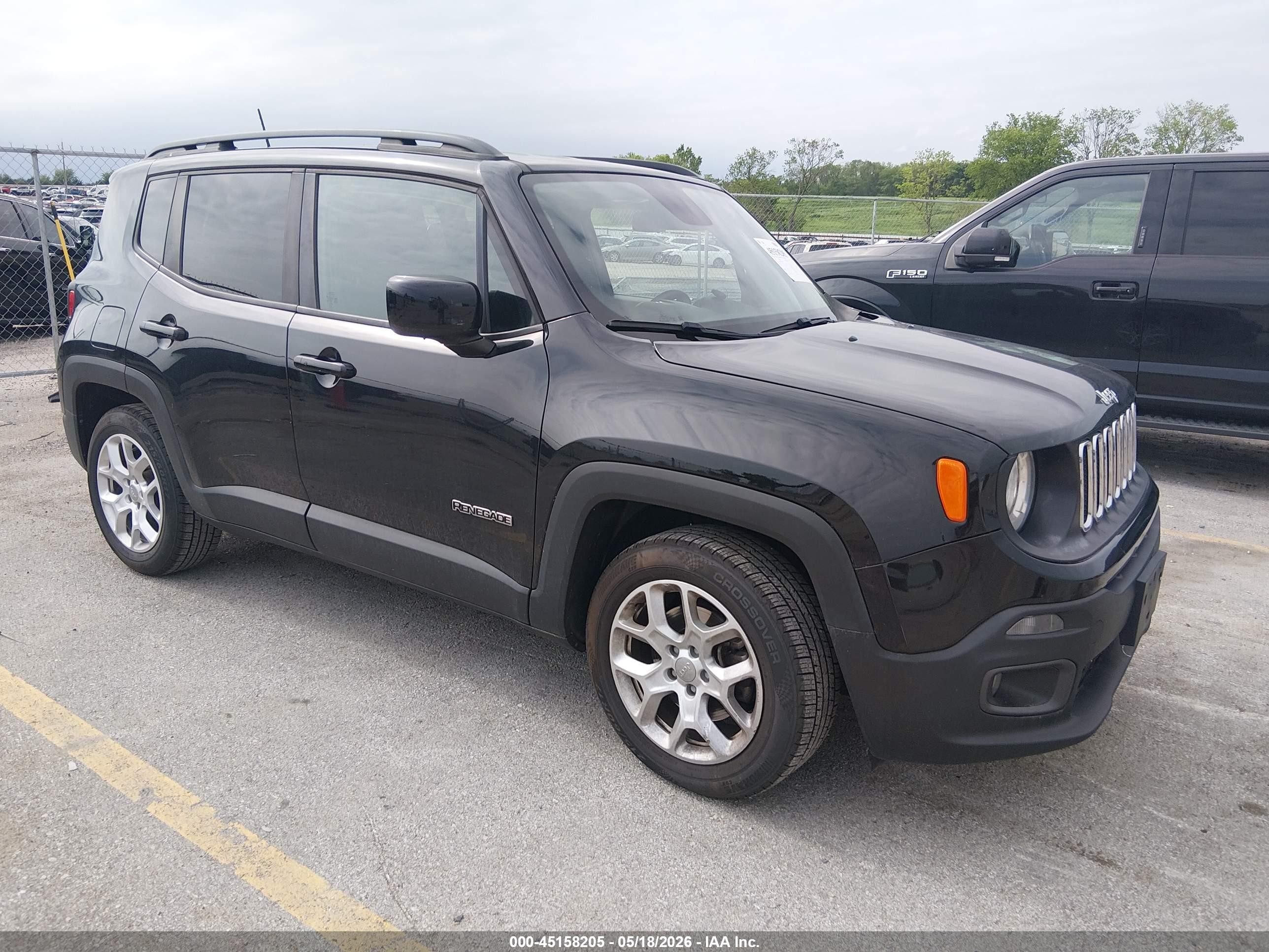 2018 Jeep Renegade Latitude, VIN ZACCJABB1JPH88507 — Not stated