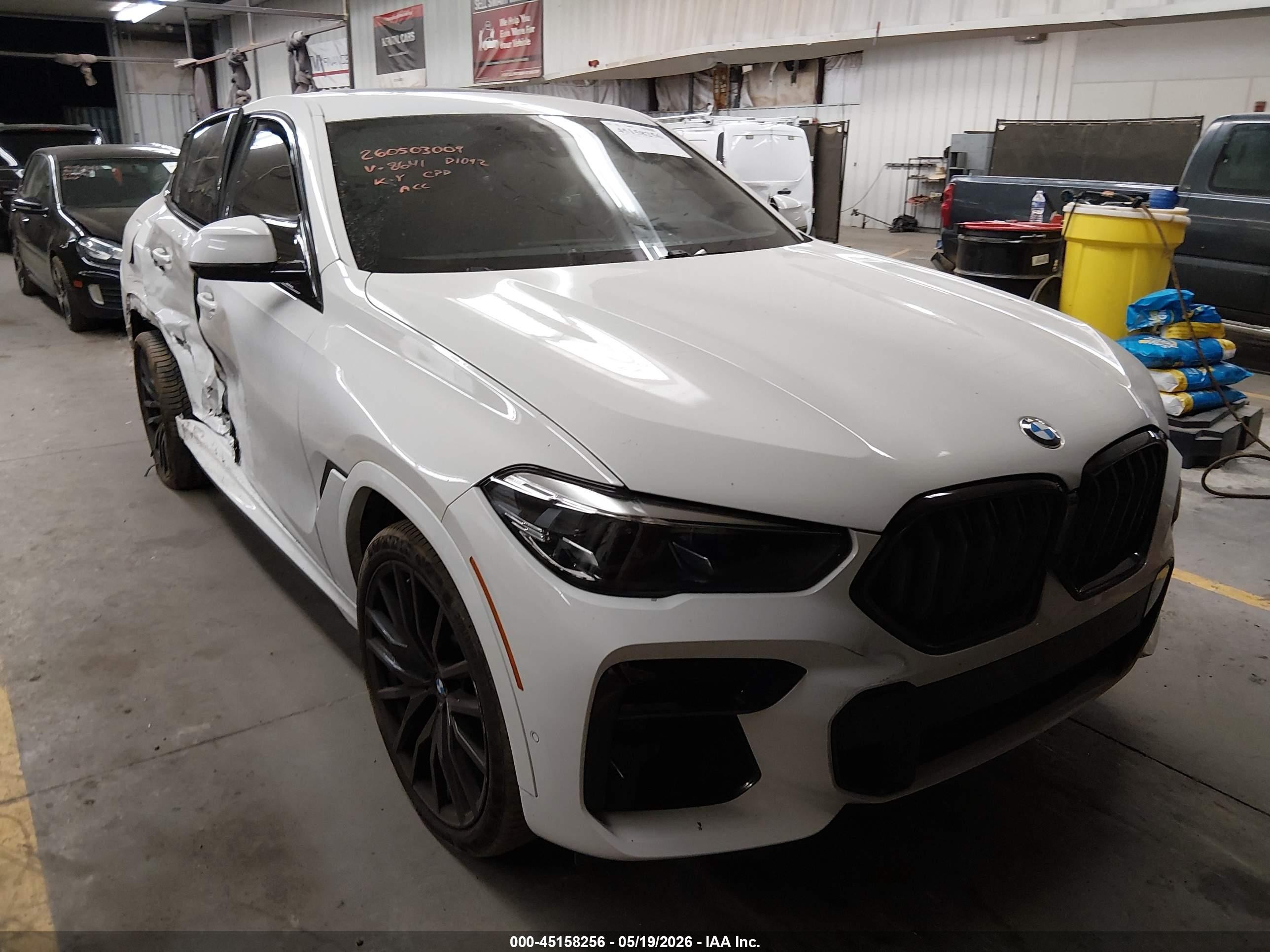 2023 BMW X6 xDrive40i, VIN 5UXCY6C08P9N58641 — Side