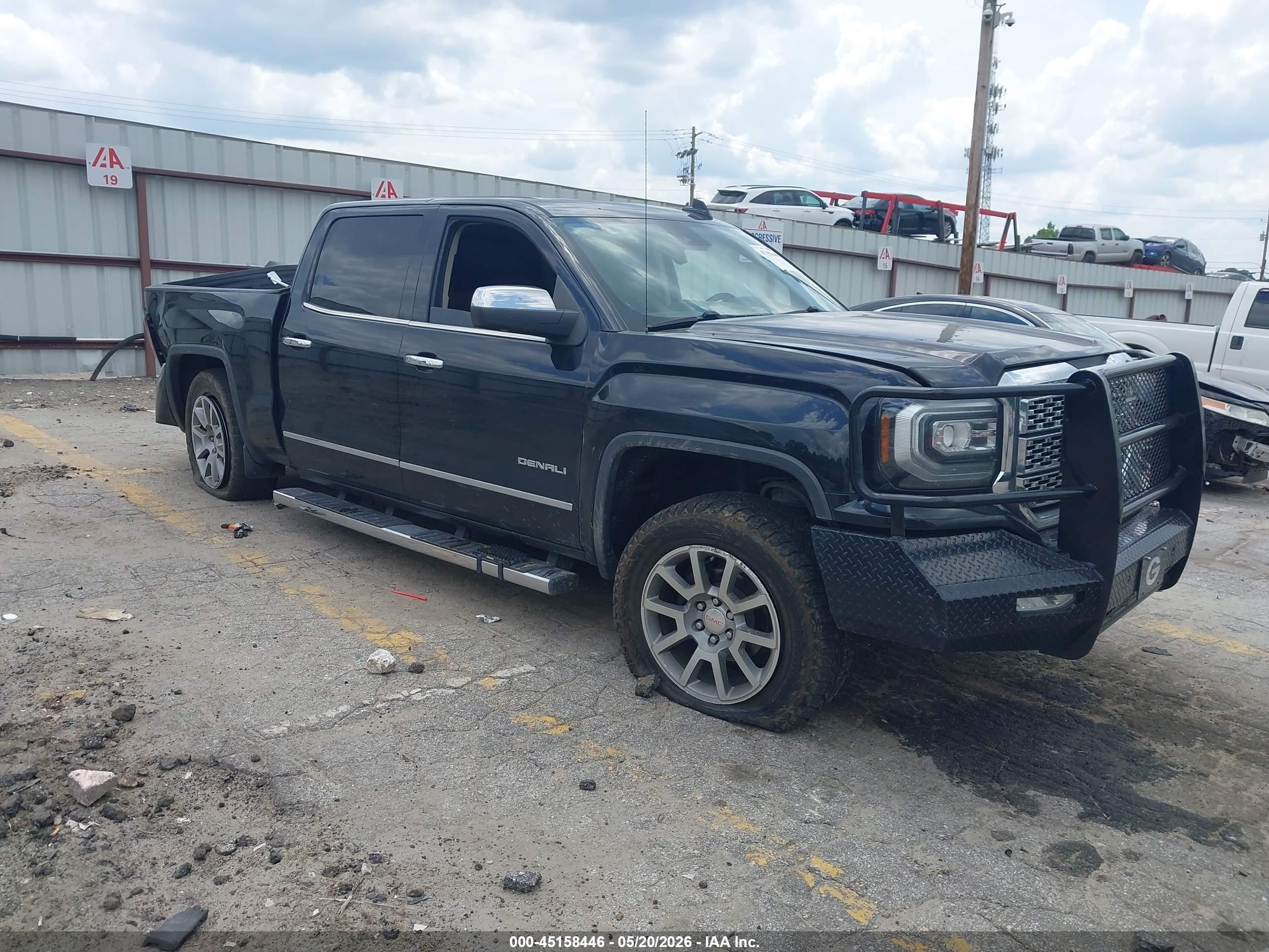 2018 GMC Sierra 1500 Denali, VIN 3GTU2PEC5JG182248 — Rear end