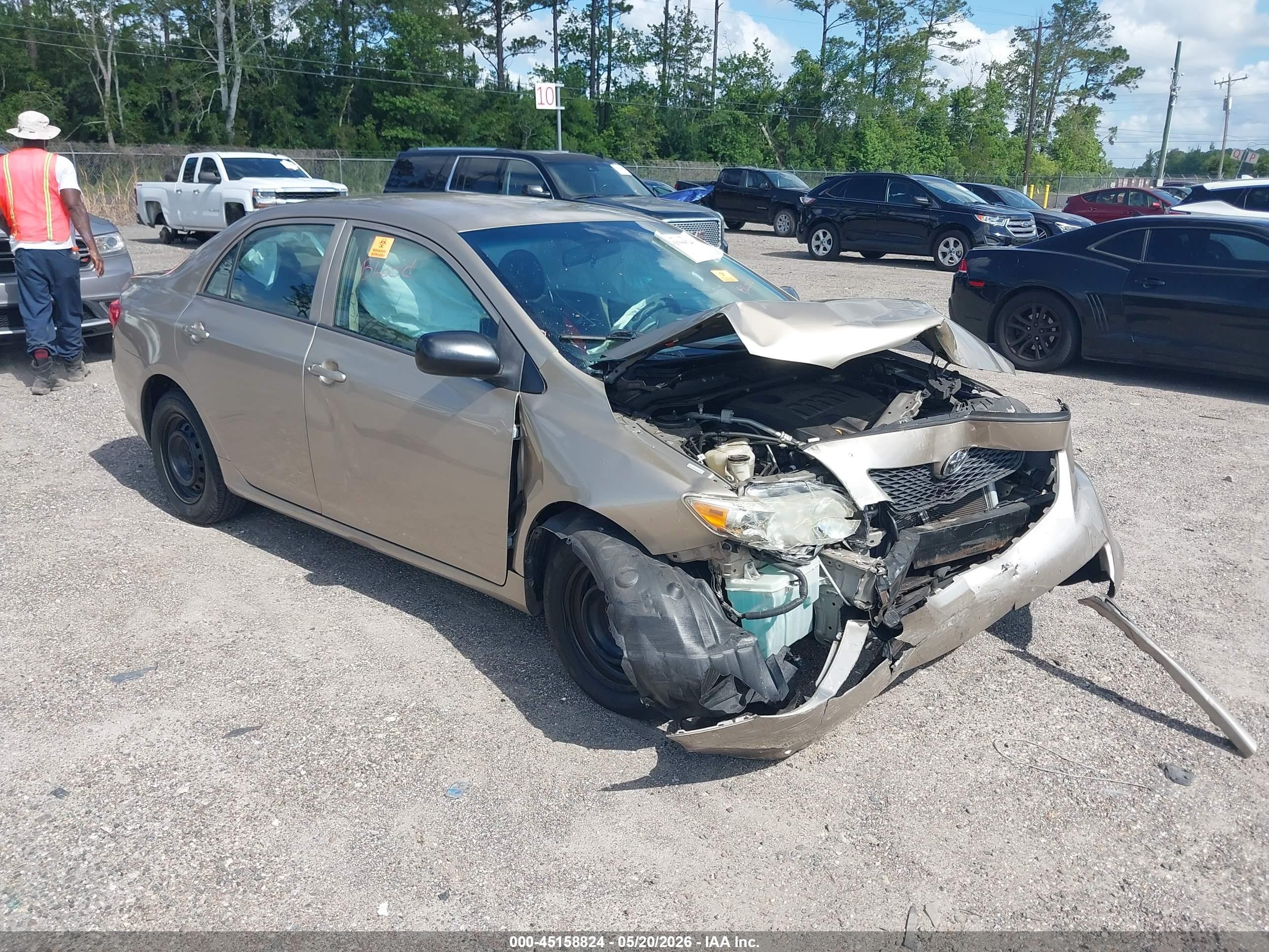 2010 Toyota Corolla LE, VIN 1NXBU4EE8AZ183307 — Biohazard / chemical