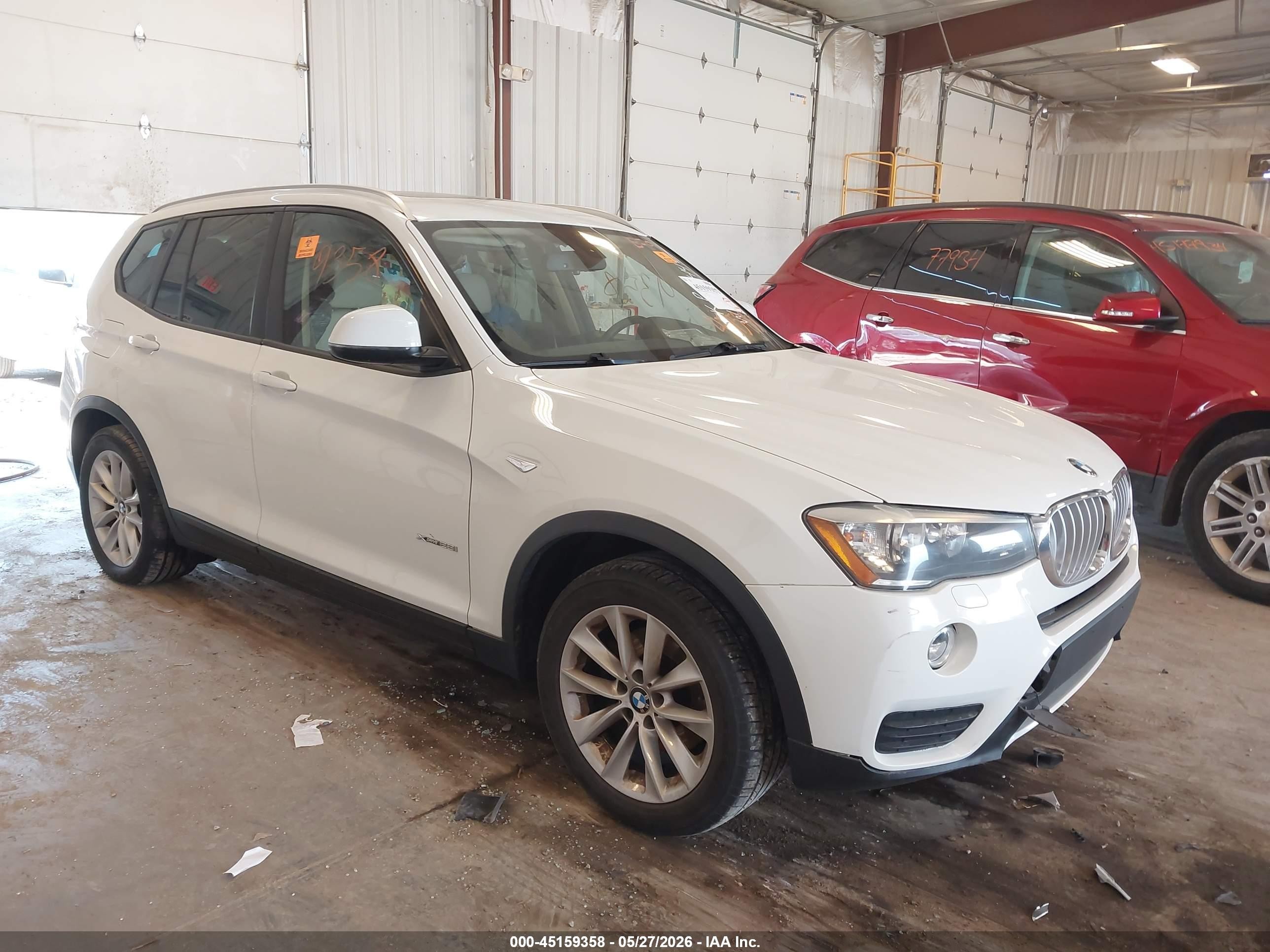 2017 BMW X3 xDrive28i, VIN 5UXWX9C38H0W72544 — Biohazard / chemical