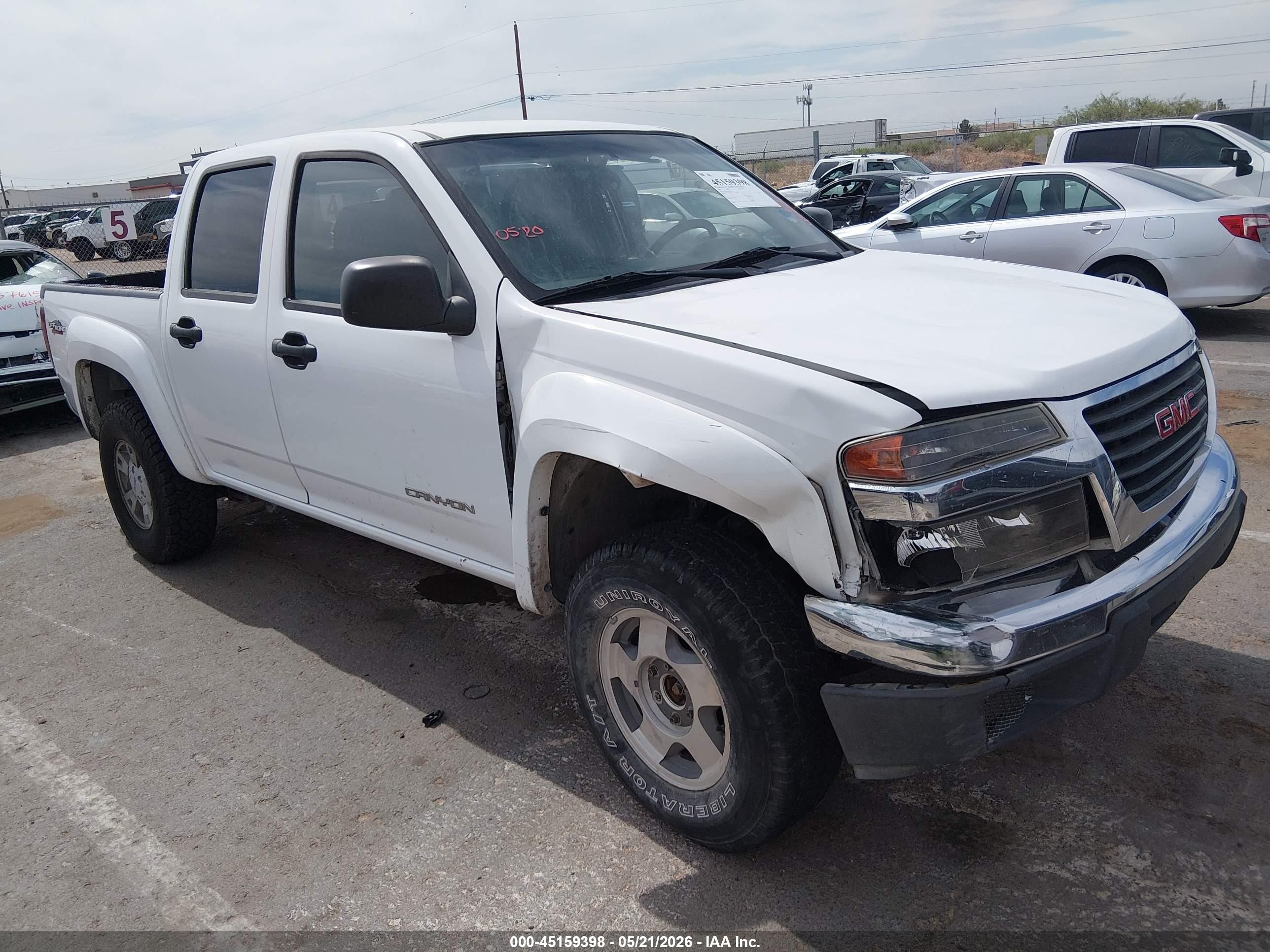 2004 GMC Canyon 1SF SLE Z71, VIN 1GTDT136848138116 — Перед
