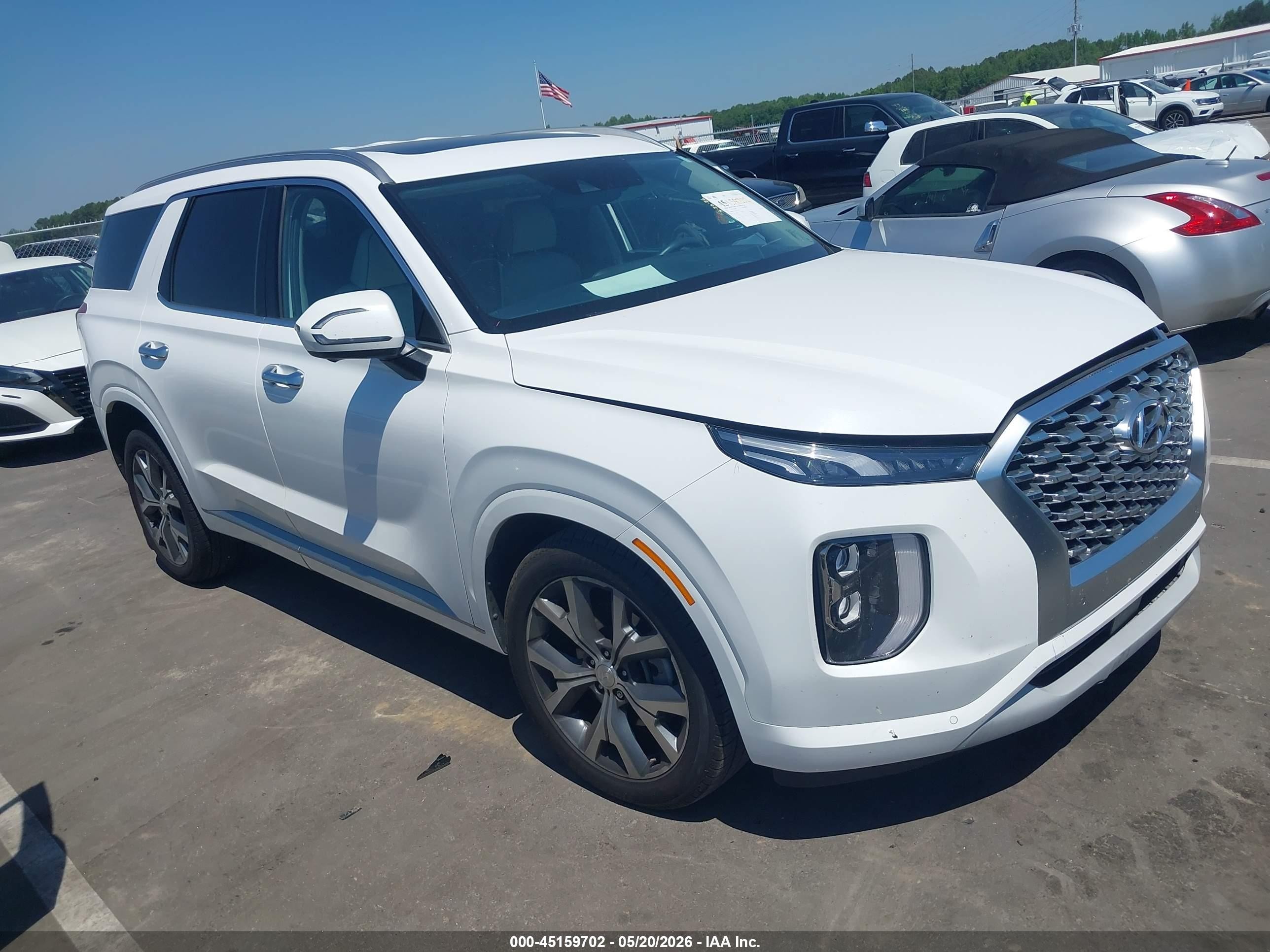 2021 Hyundai Palisade Limited, VIN KM8R54HE1MU217874 — Front end
