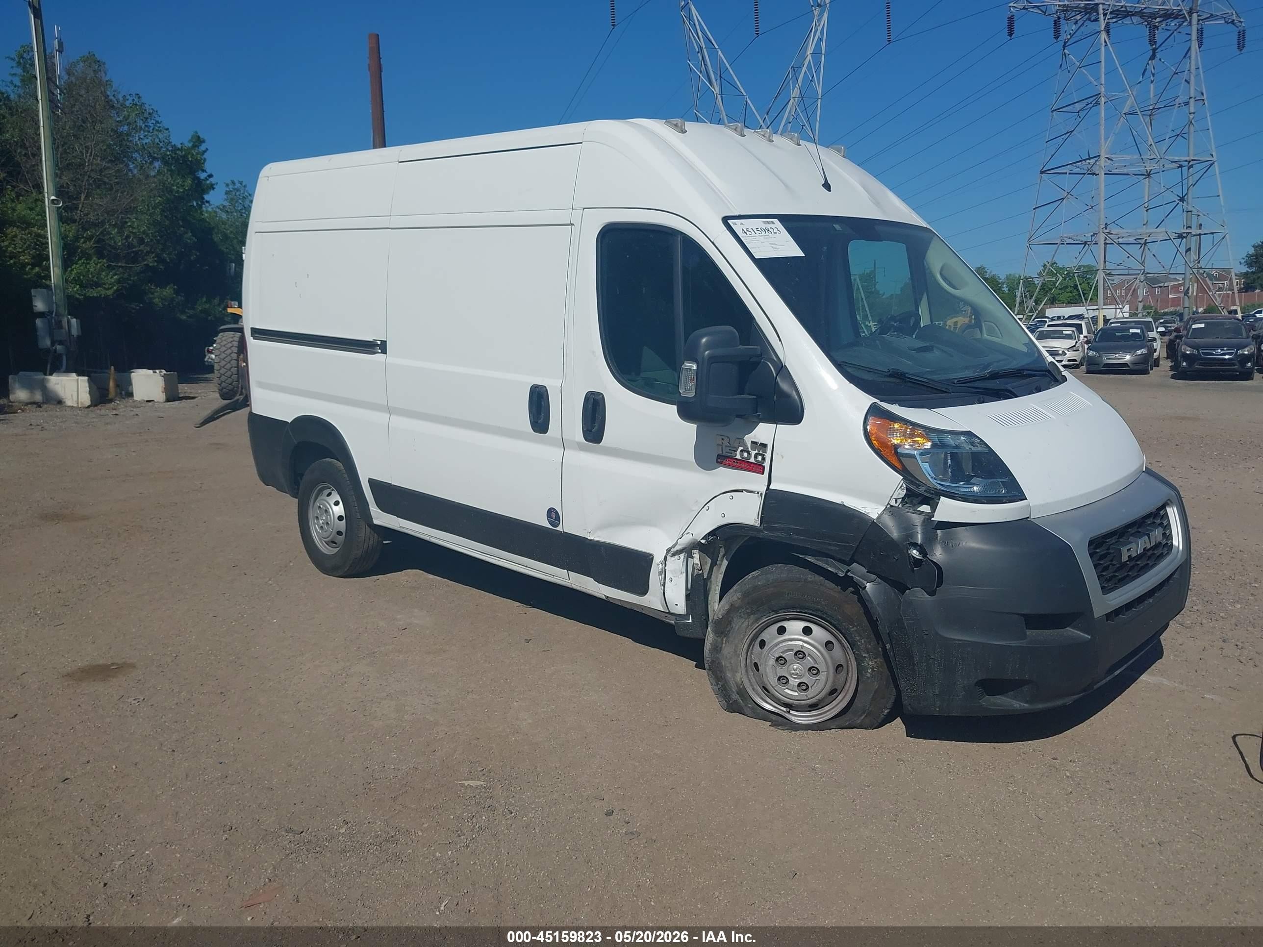 2020 Ram ProMaster Cargo, VIN 3C6TRVBG6LE103257 — Side