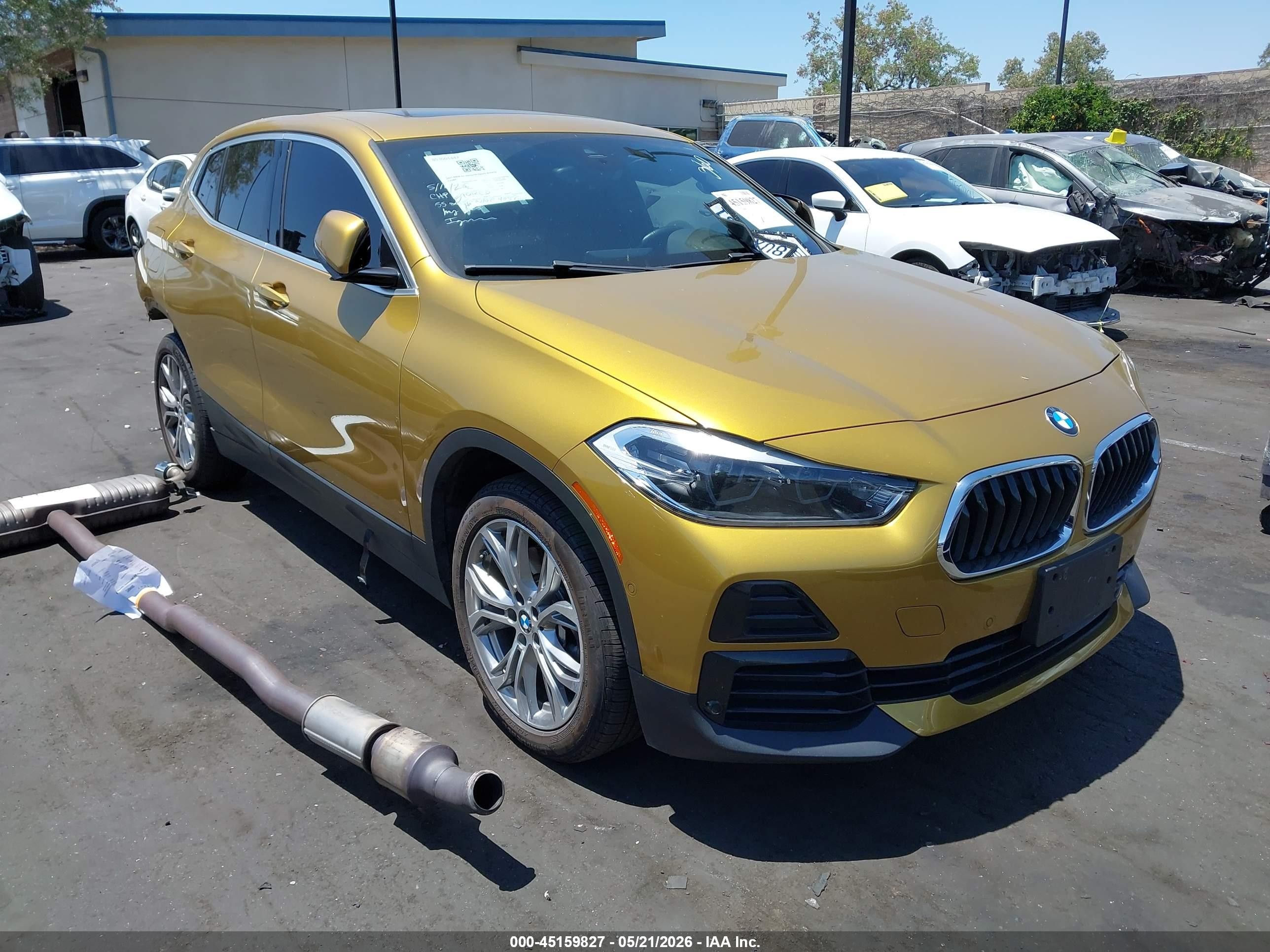 2021 BMW X2 sDrive28i, VIN WBXYH9C08M5T03065 — Rear end