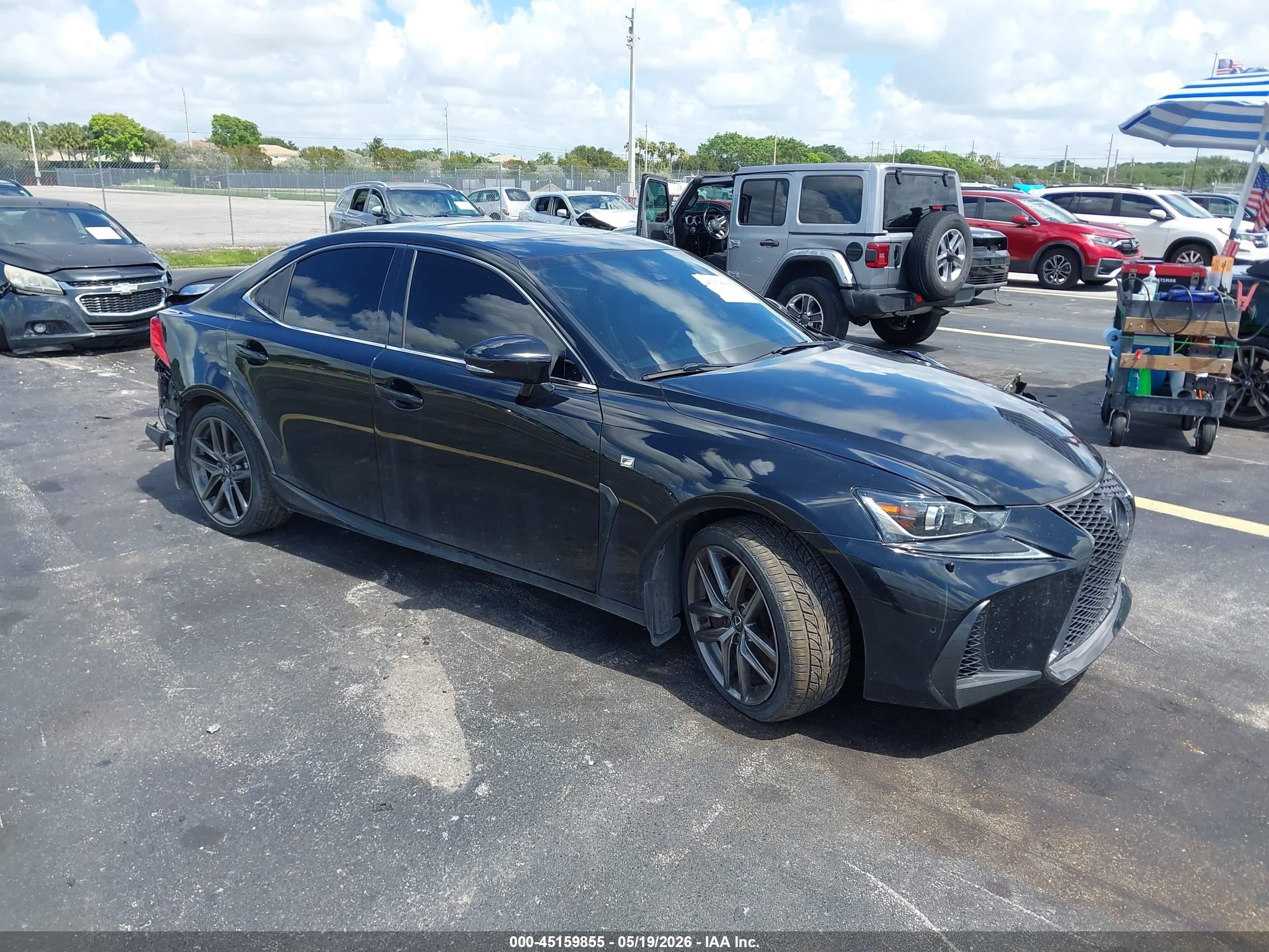 2020 Lexus IS 300 F Sport, VIN JTHGA1D20L5106208 — Front end