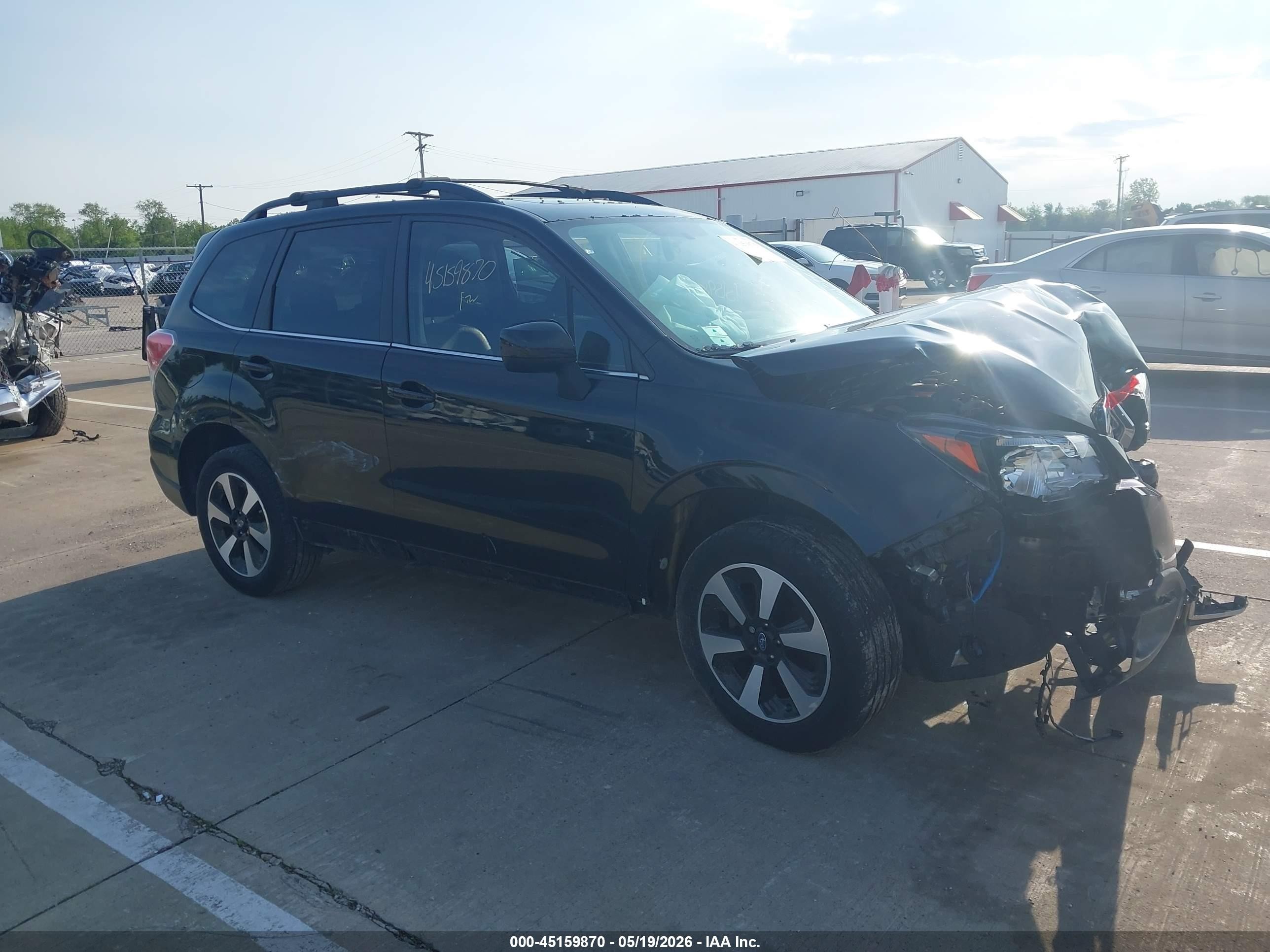 2018 Subaru Forester Limited, VIN JF2SJAJC5JH494008 — Front end