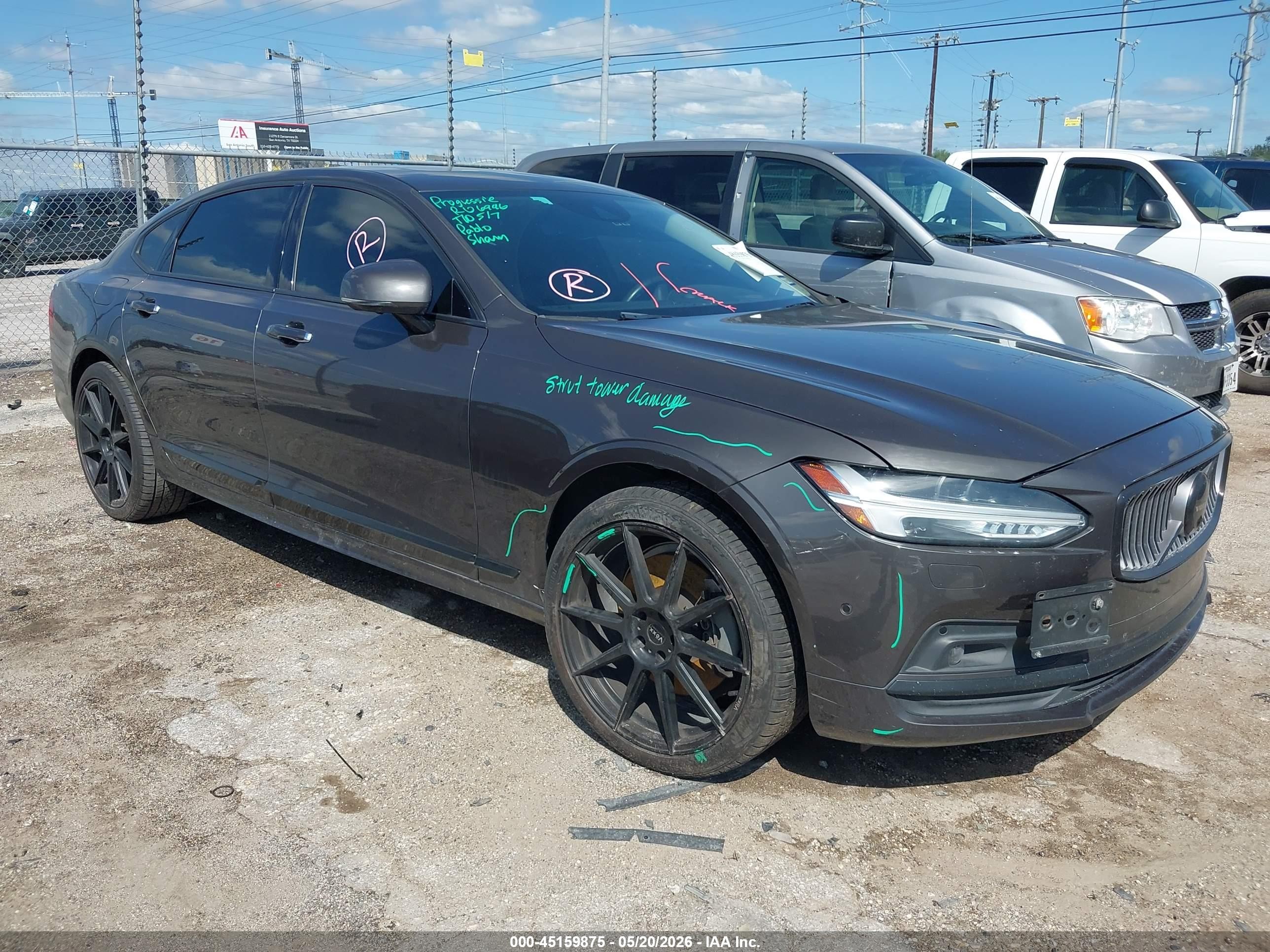 2021 Volvo S90 Inscription, VIN LVYA22ML4MP195489 — Undercarriage