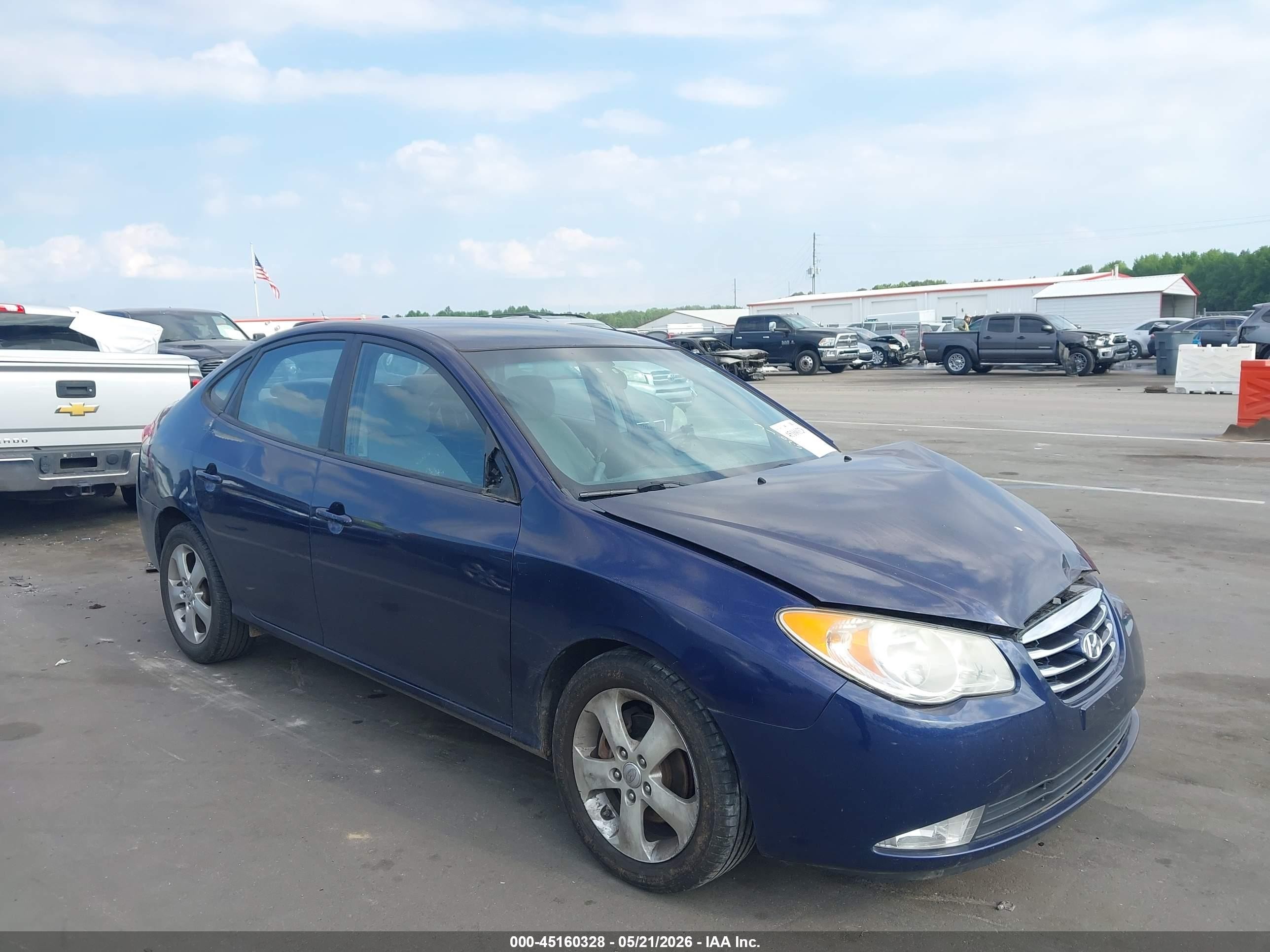 2010 Hyundai Elantra GLS, VIN KMHDU4AD7AU998362 — Front end