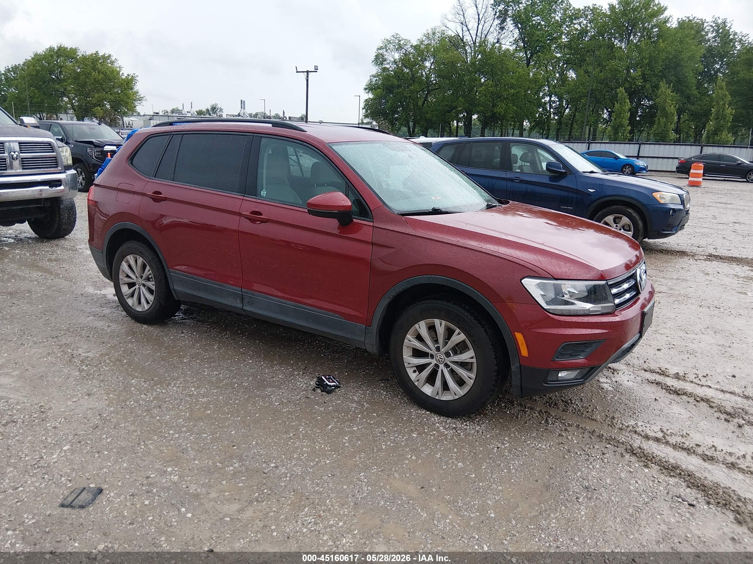 2018 Volkswagen Tiguan S, VIN 3VV1B7AX8JM022461 — Hail