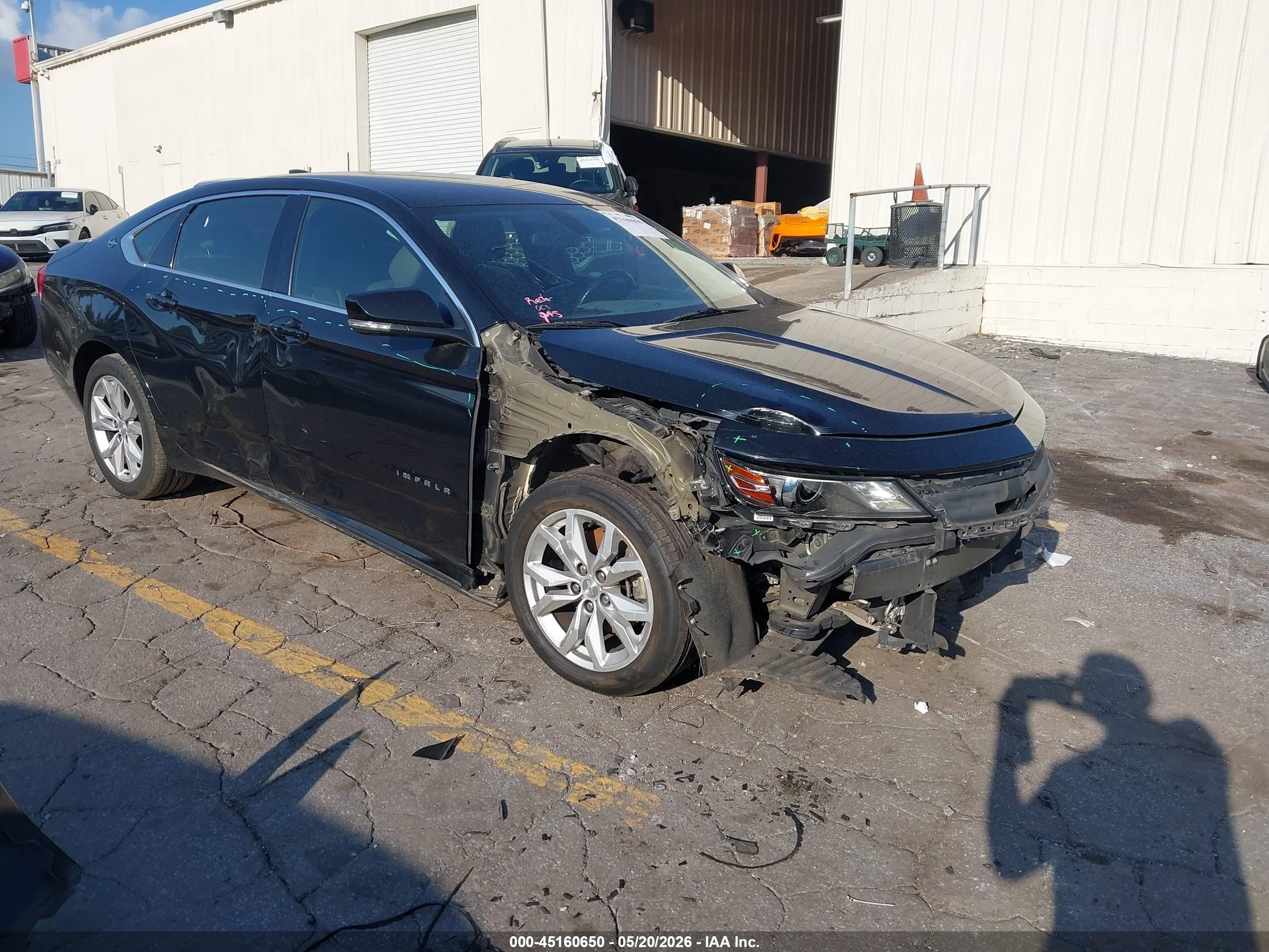 2019 Chevrolet Impala LT, VIN 1G11Z5SA1KU136428 — Front end