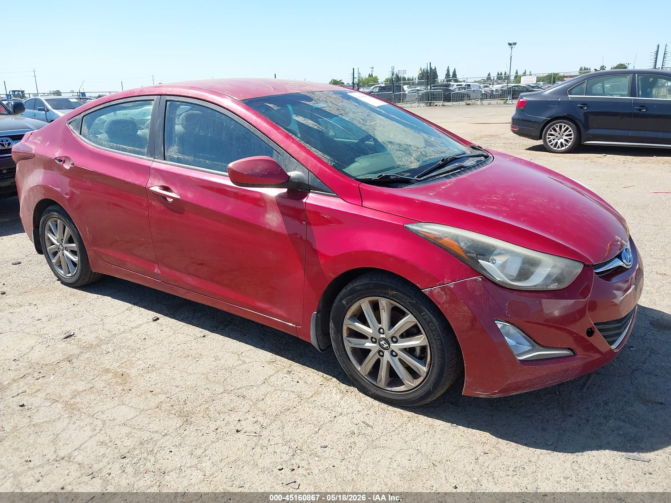 2015 Hyundai Elantra SE, VIN KMHDH4AE9FU350638 — Normal wear