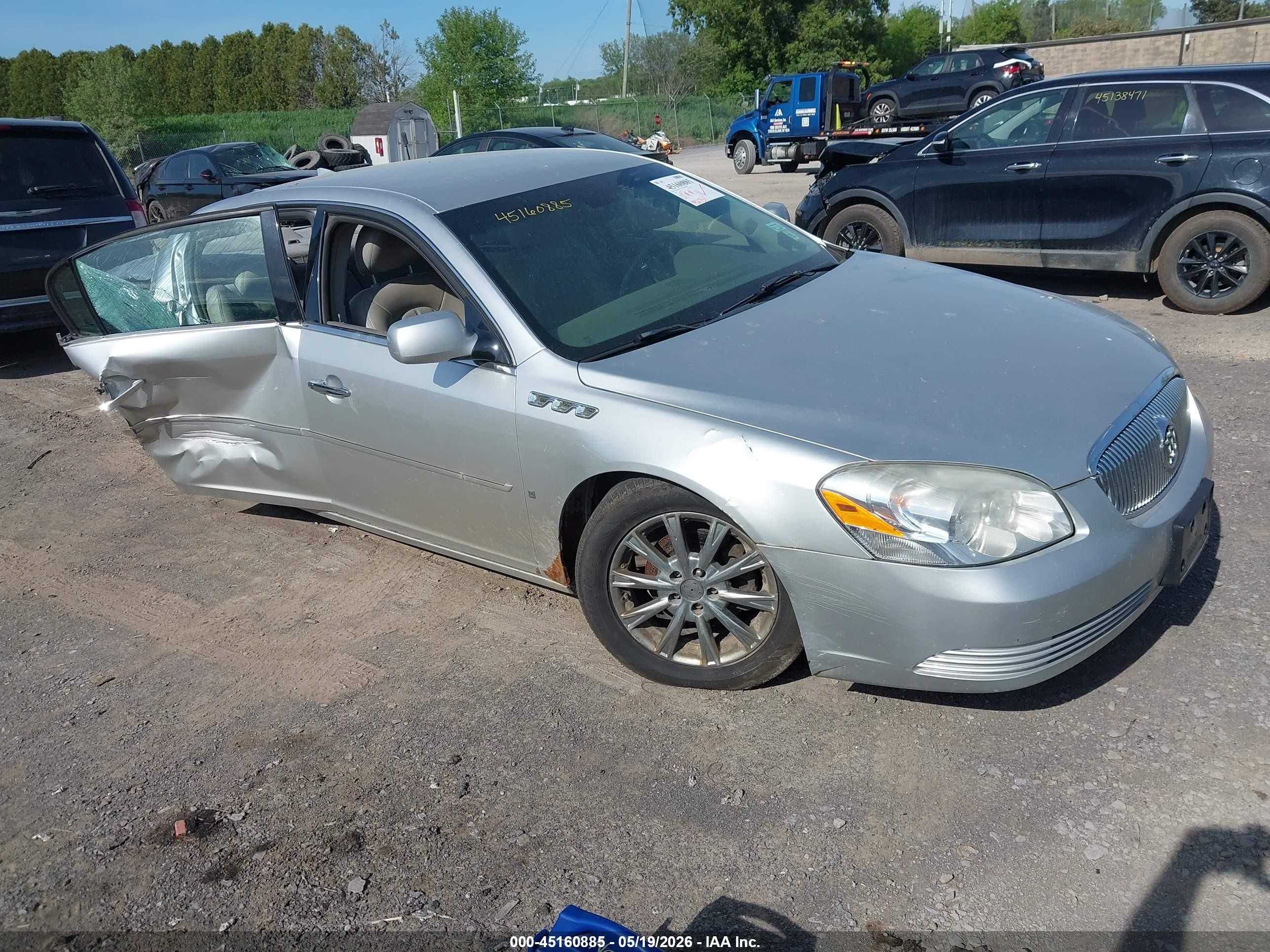 2009 Buick Lucerne CXL-4, VIN 1G4HD57159U125970 — Rear end