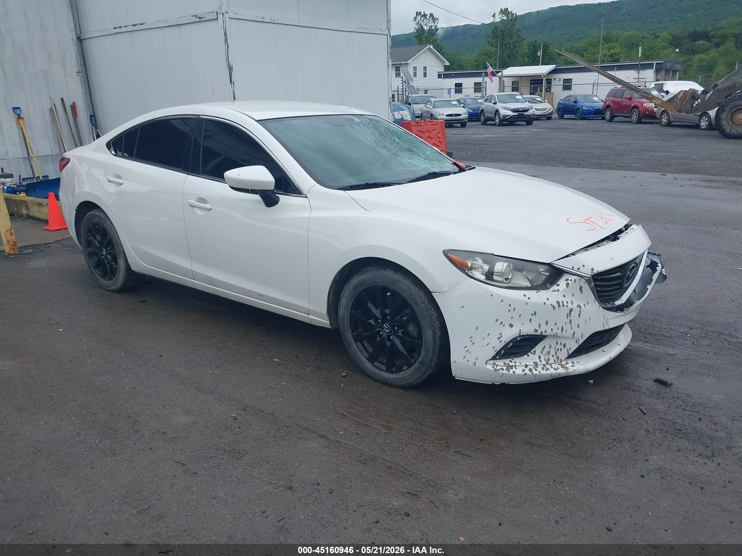 2016 Mazda 6 i Sport, VIN JM1GJ1U52G1406907 — Front end