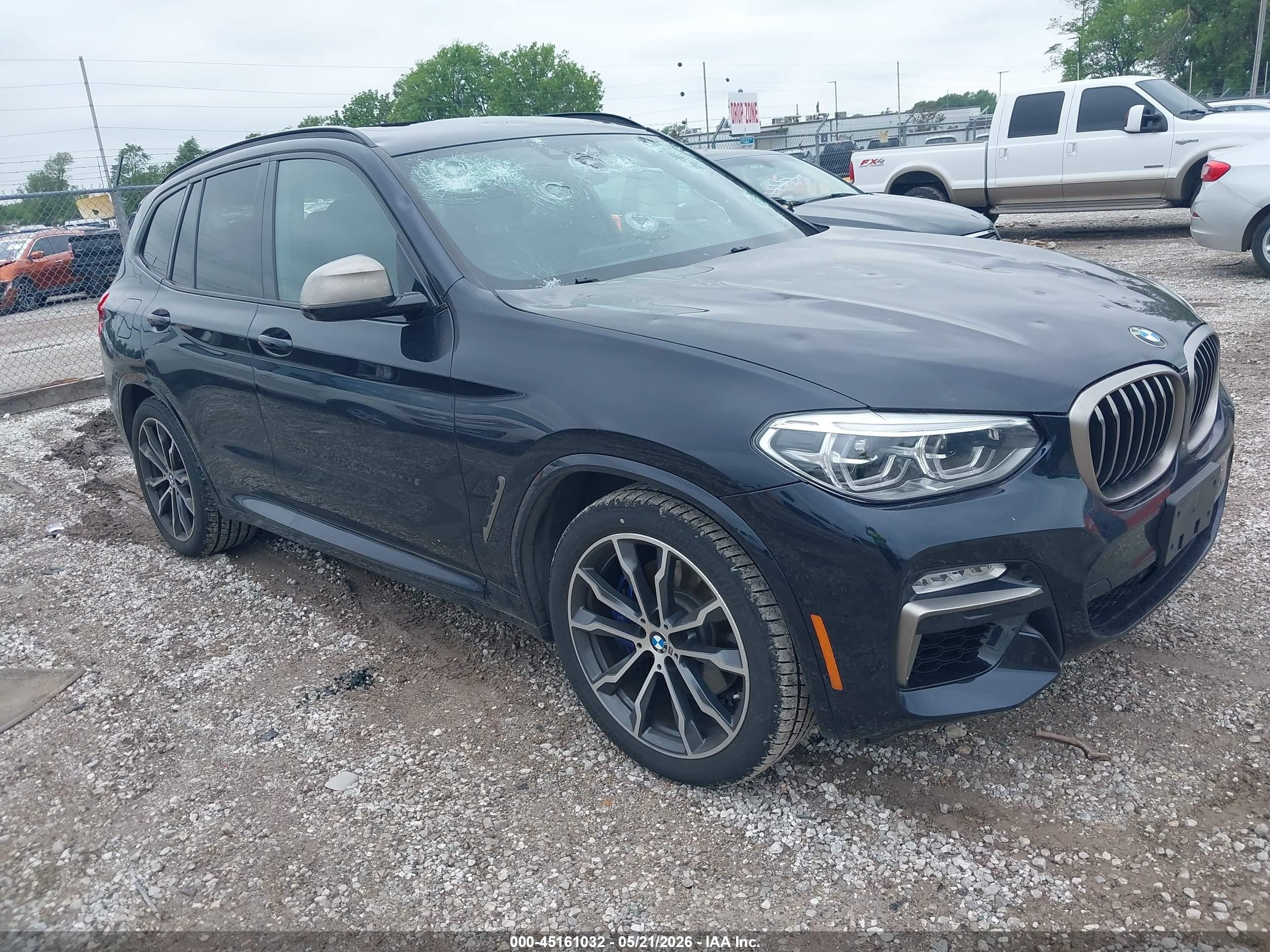 2019 BMW X3 M40i, VIN 5UXTS3C5XK0Z10434 — Hail