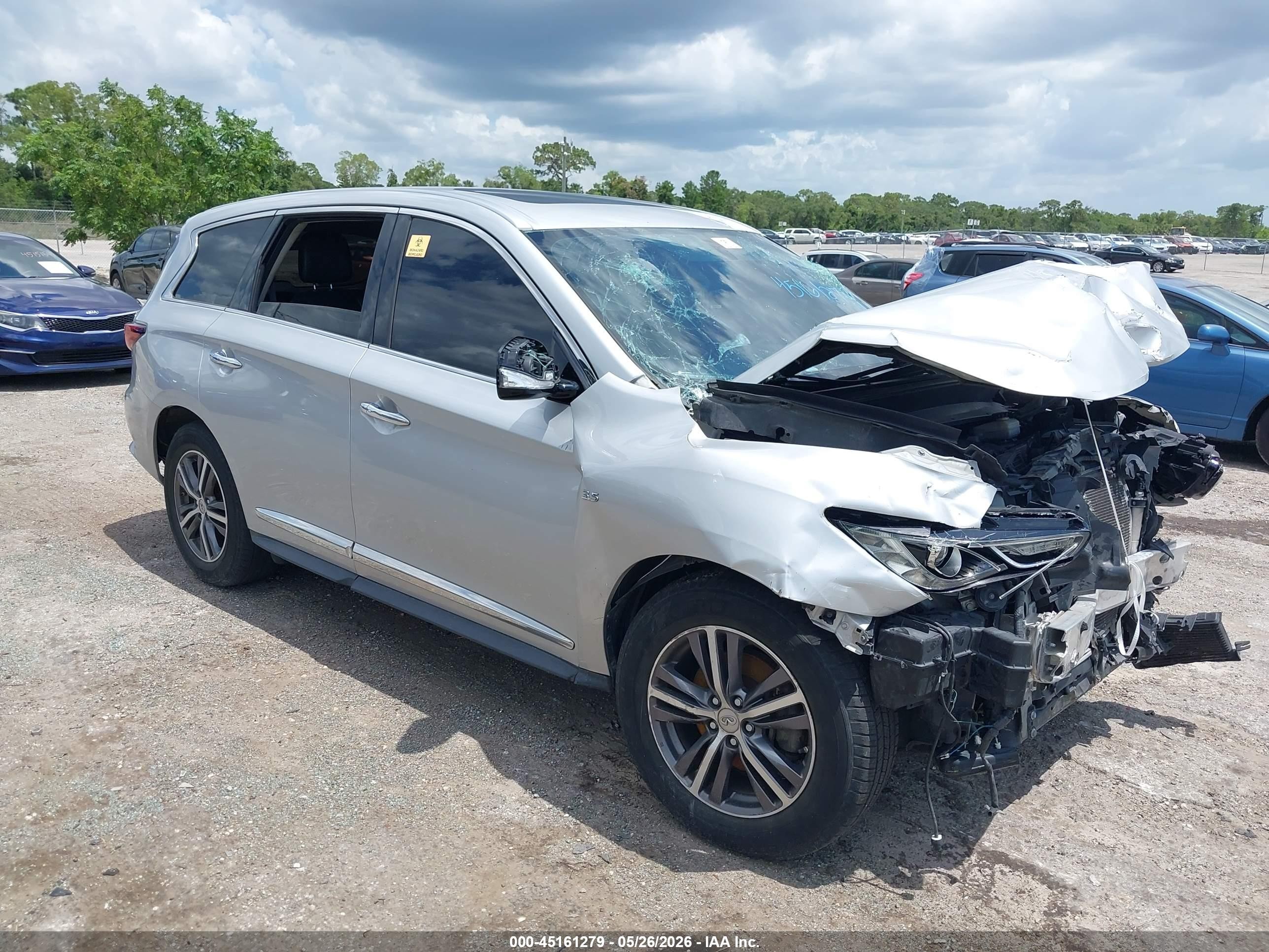 2017 Infiniti QX60, VIN 5N1DL0MN2HC560414 — Biohazard / chemical