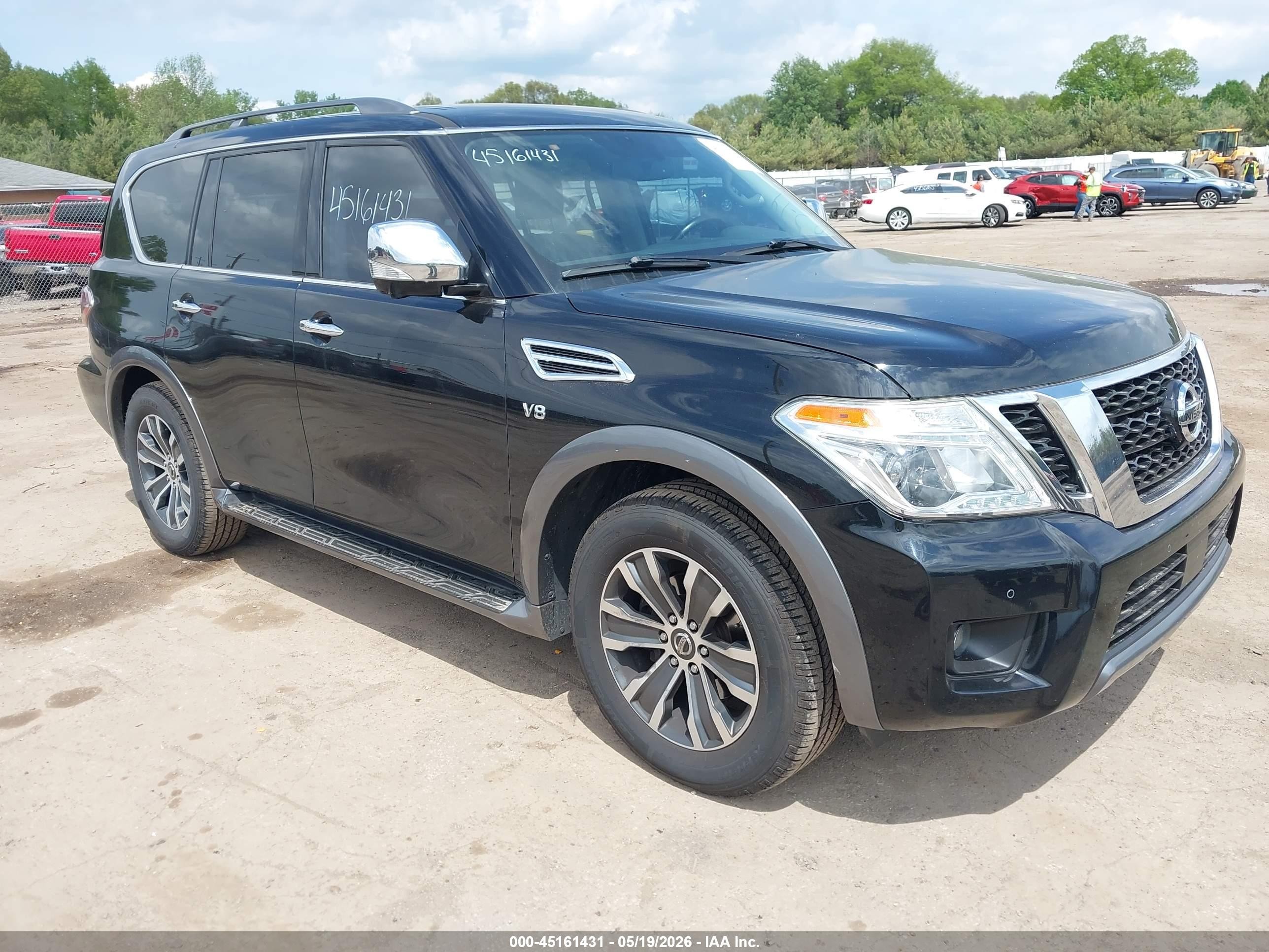 2019 Nissan Armada SL, VIN JN8AY2NC7K9583066 — Rear end
