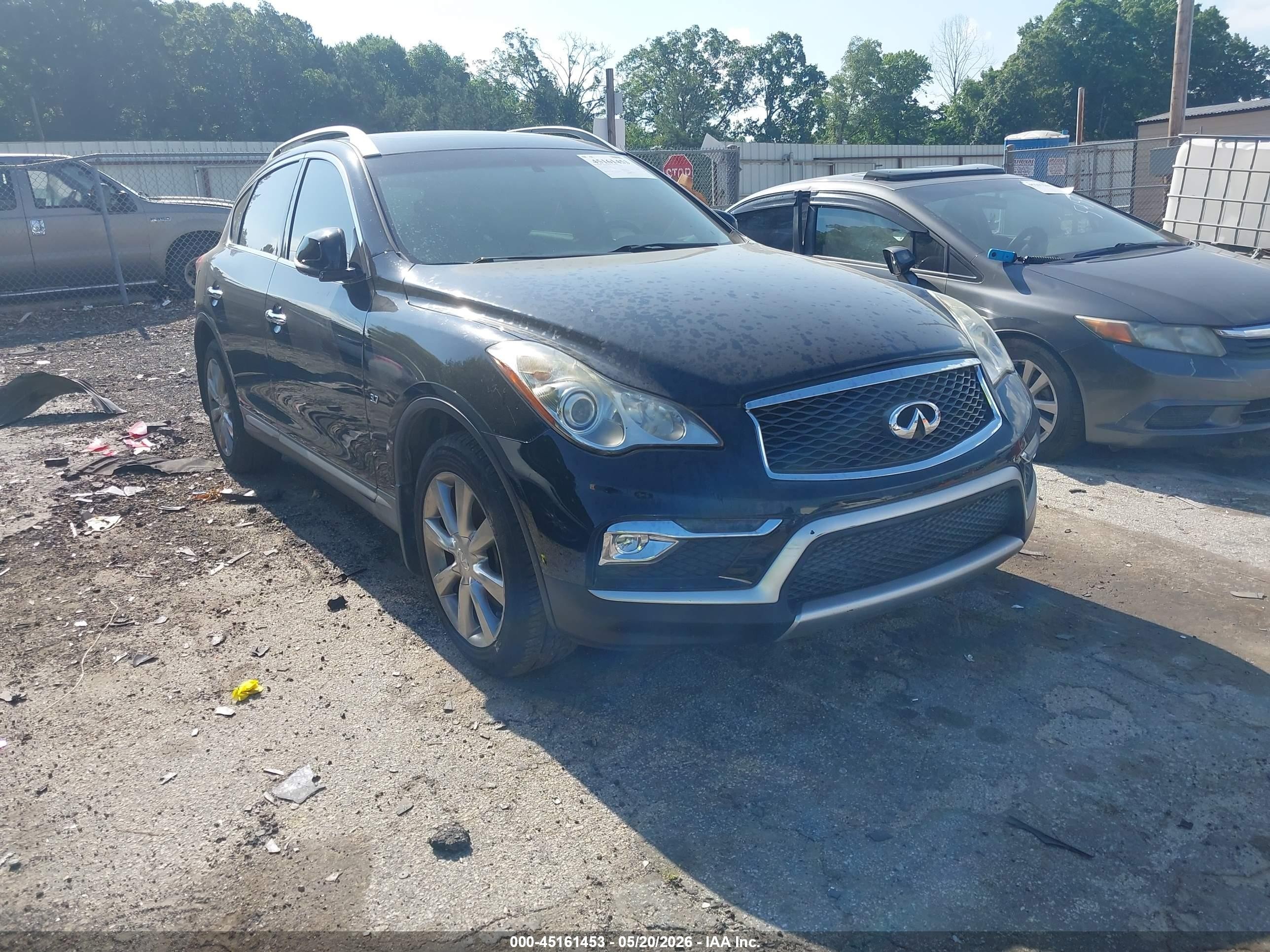 2017 Infiniti QX50, VIN JN1BJ0RP5HM384886 — После угона