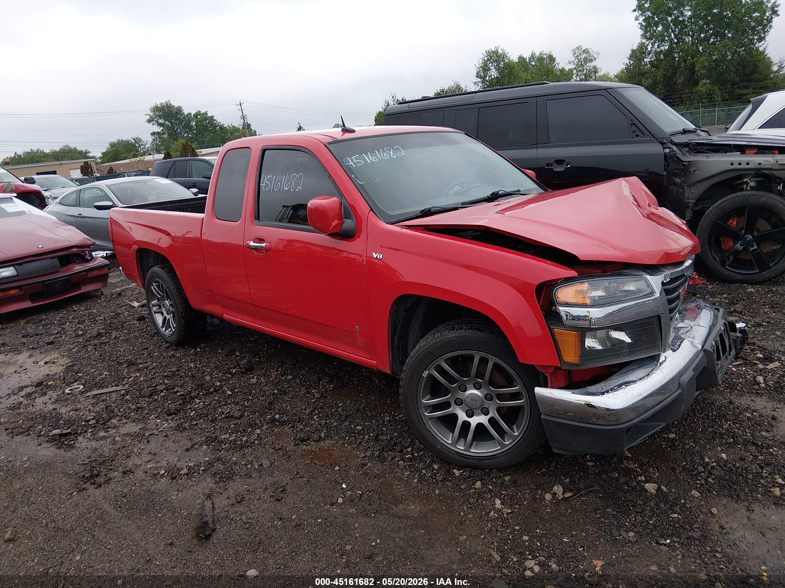 2009 GMC Canyon, VIN 1GTCS19L798129720 — Front end