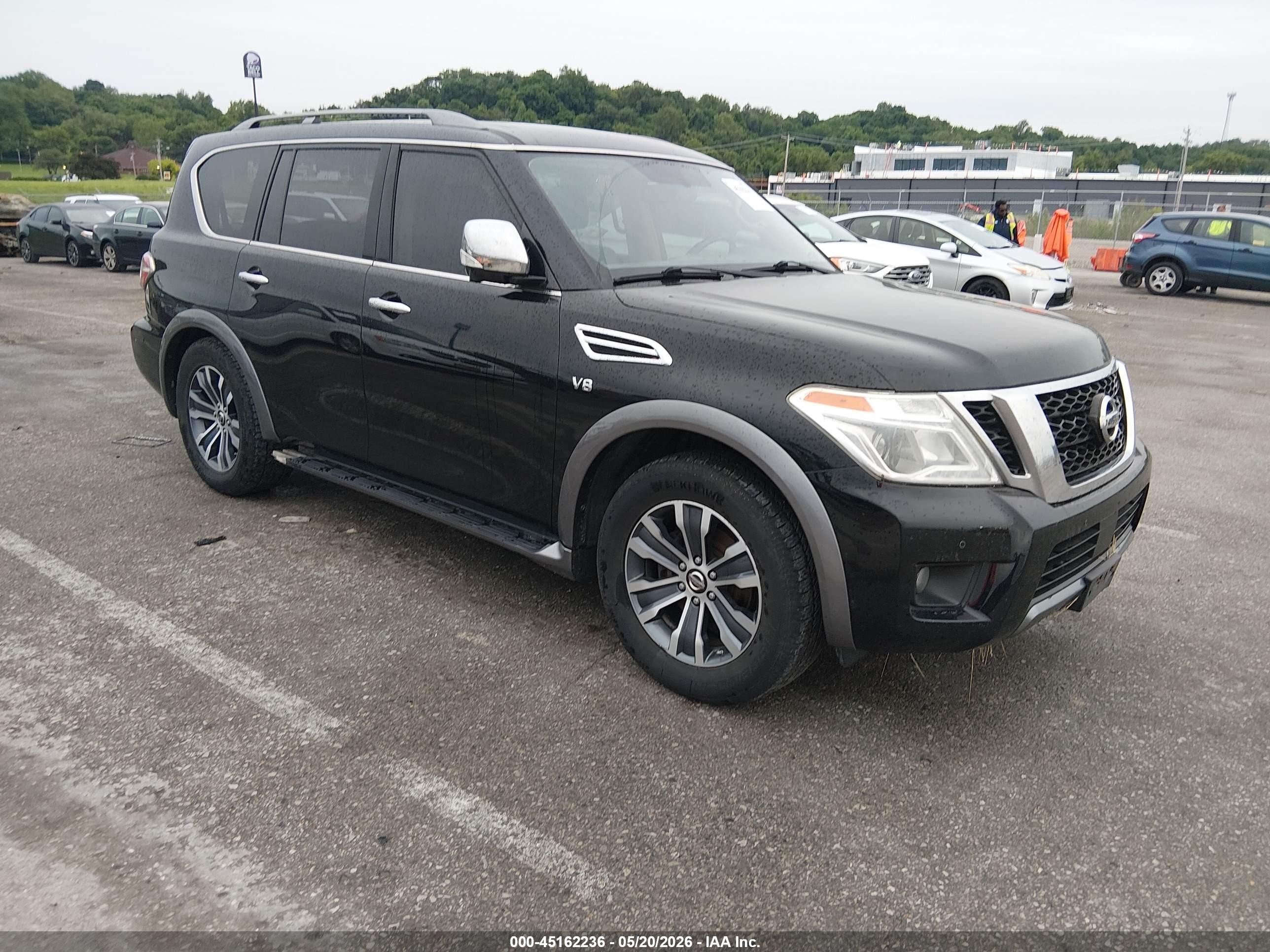 2019 Nissan Armada SV, VIN JN8AY2NC3KX511549 — Rear end