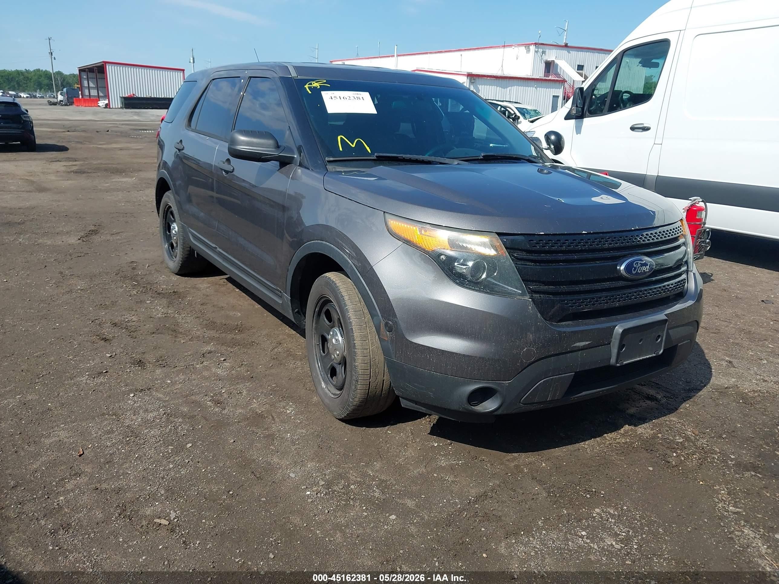 2013 Ford Police Interceptor Utility, VIN 1FM5K8AR6DGC41078 — Front end