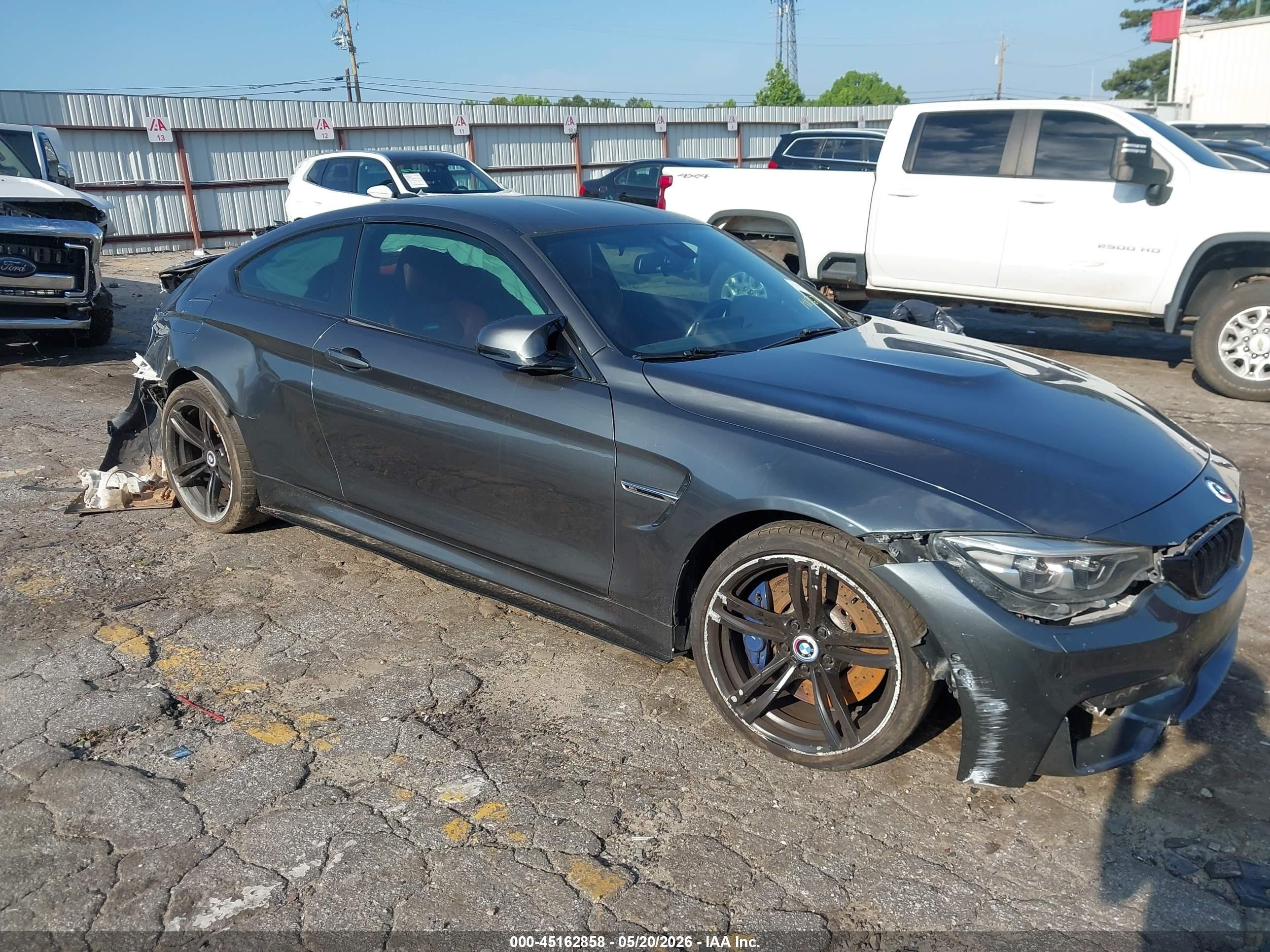 2018 BMW M4, VIN WBS4Y9C50JAA85676 — Rear end