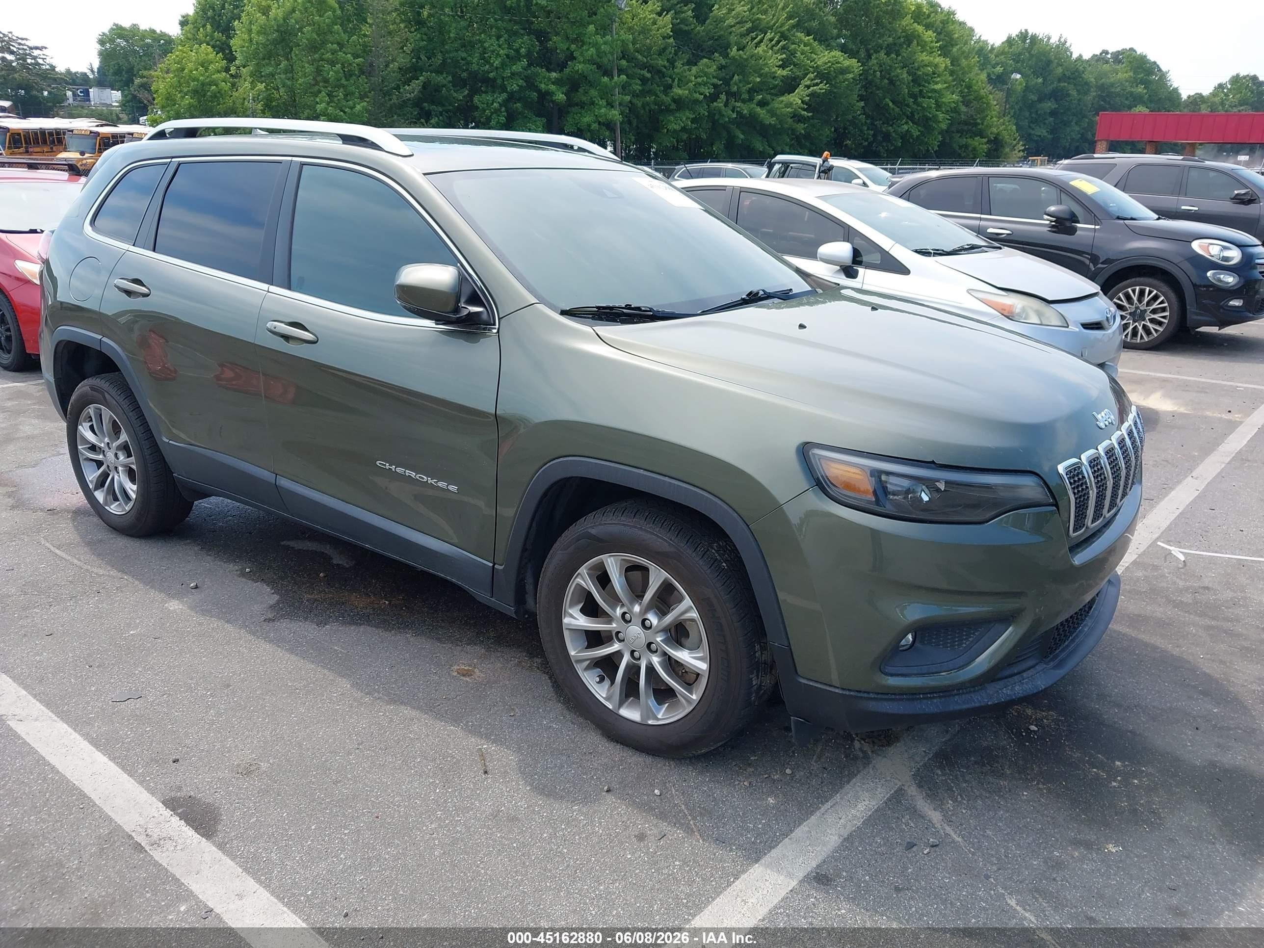 2021 Jeep Cherokee 80th Anniversary, VIN 1C4PJLMX6MD113017 — Interior fire