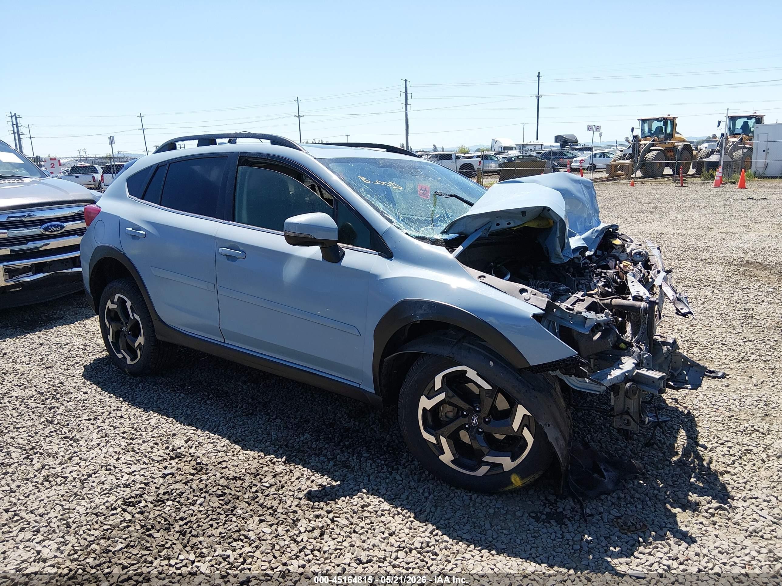 2022 Subaru Crosstrek Limited, VIN JF2GTHNC5NH285425 — Biohazard / chemical