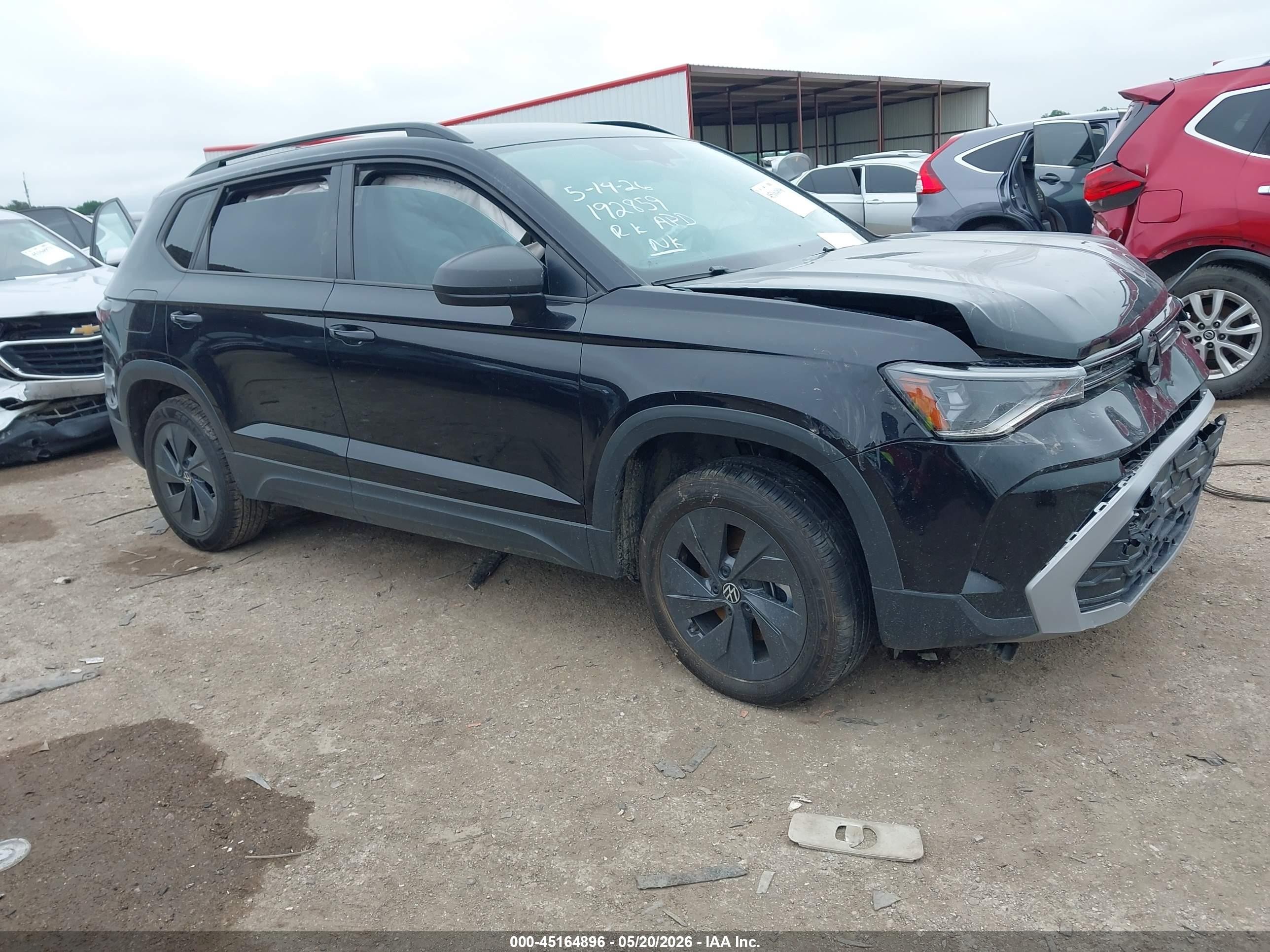 2025 Volkswagen Taos S, VIN 3VV5C7B21SM043932 — Front end
