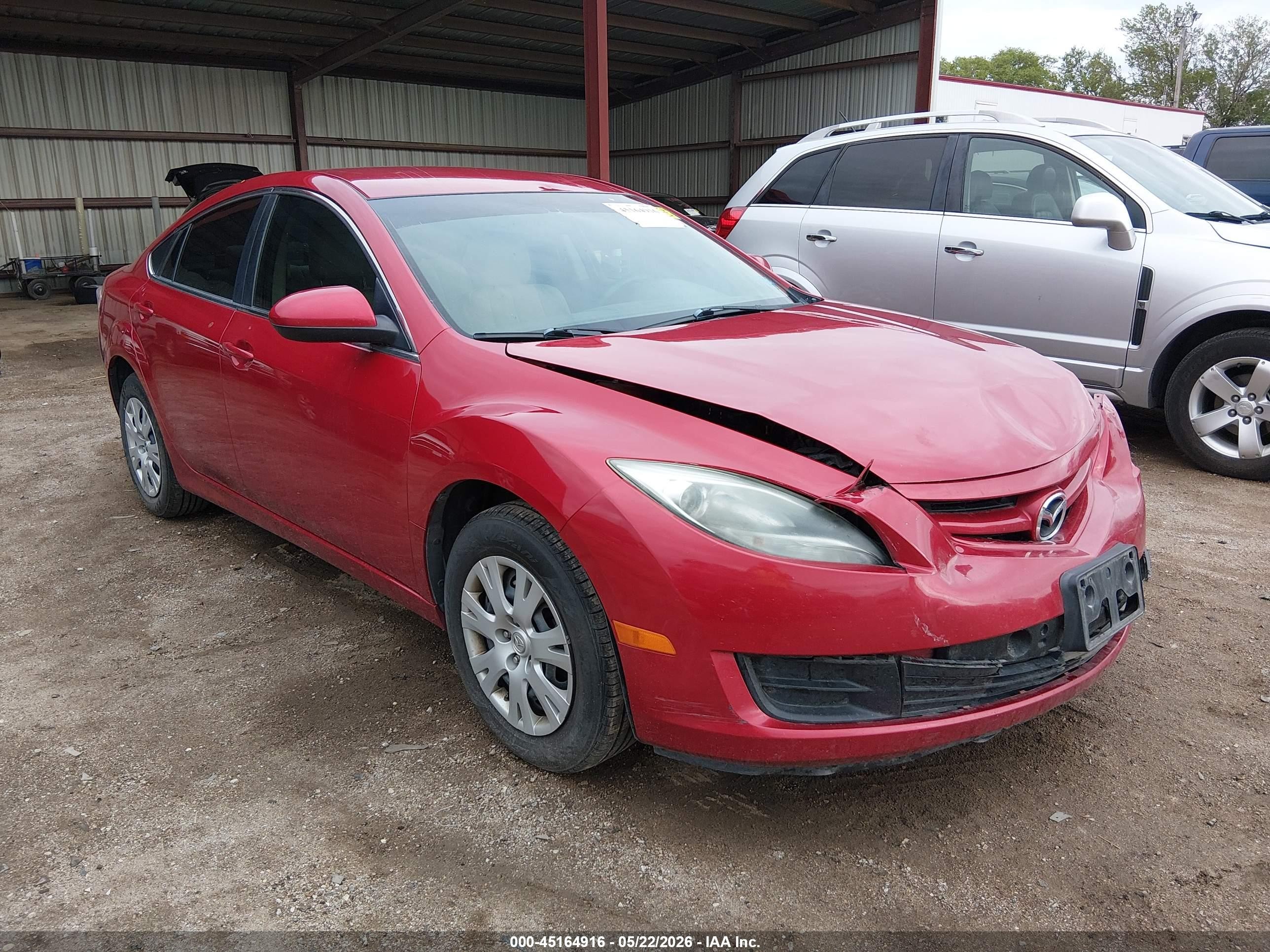 2013 Mazda 6 i Sport, VIN 1YVHZ8BH0D5M04753 — Front end