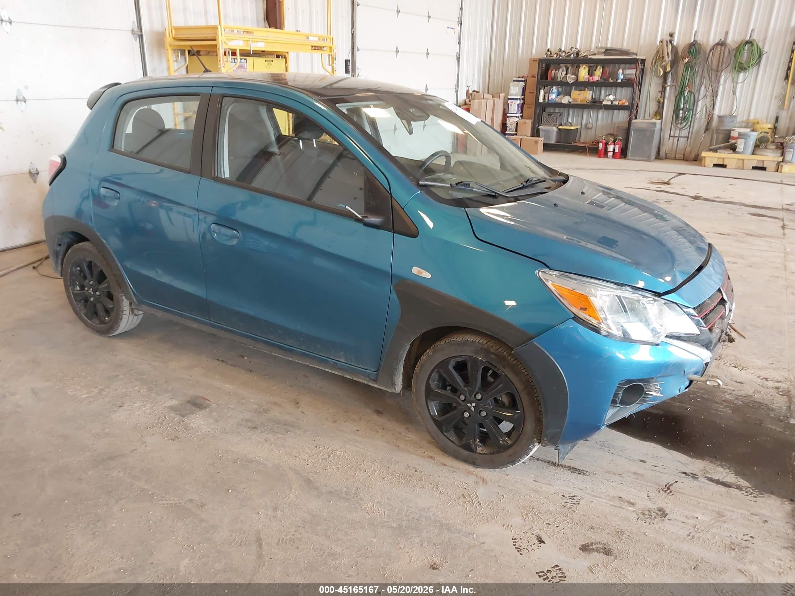 2023 Mitsubishi Mirage Black Edition, VIN ML32AWHJ8PH001420 — Front end