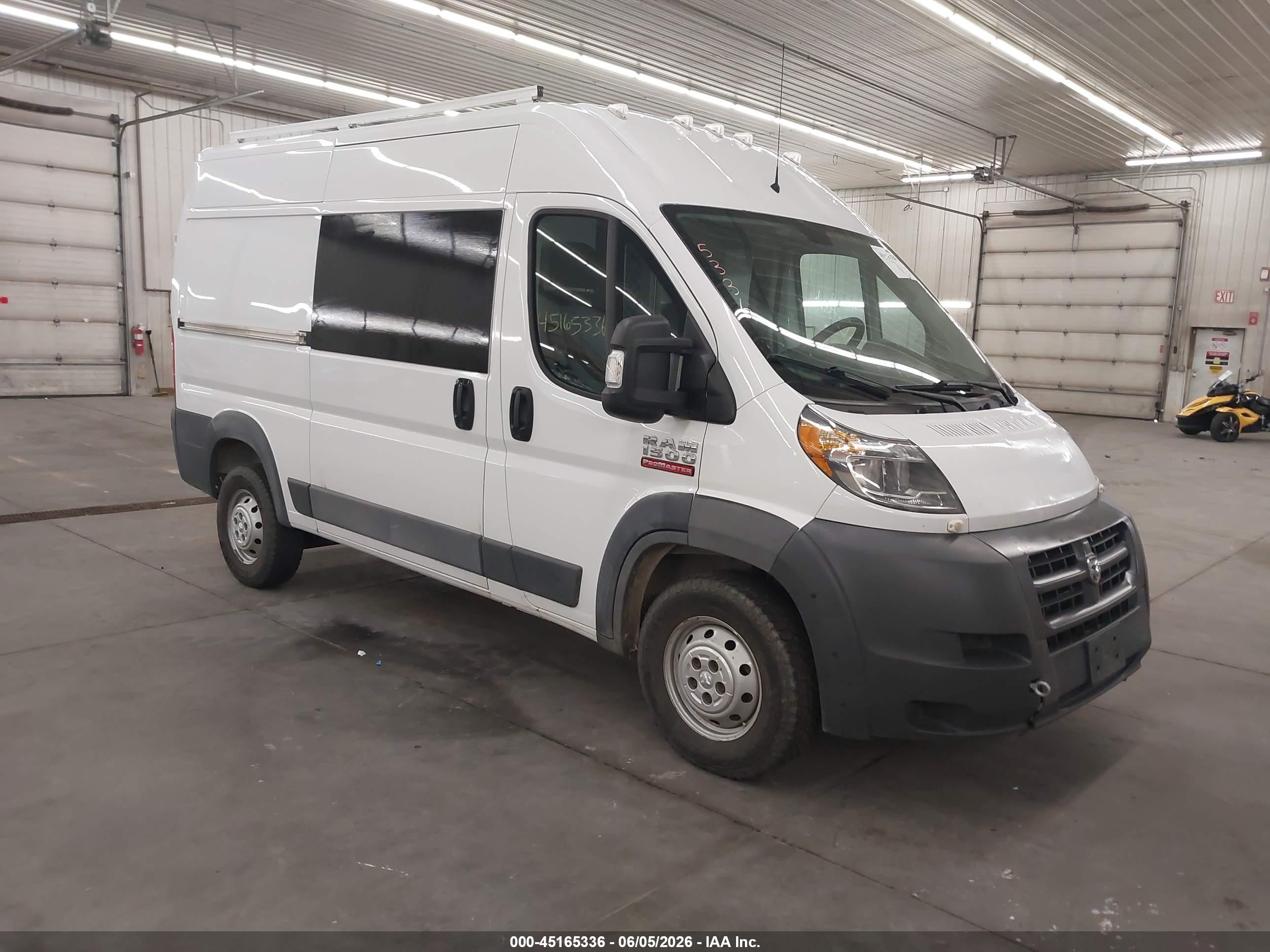 2016 Ram ProMaster Cargo, VIN 3C6TRVBG5GE132836 — Hail