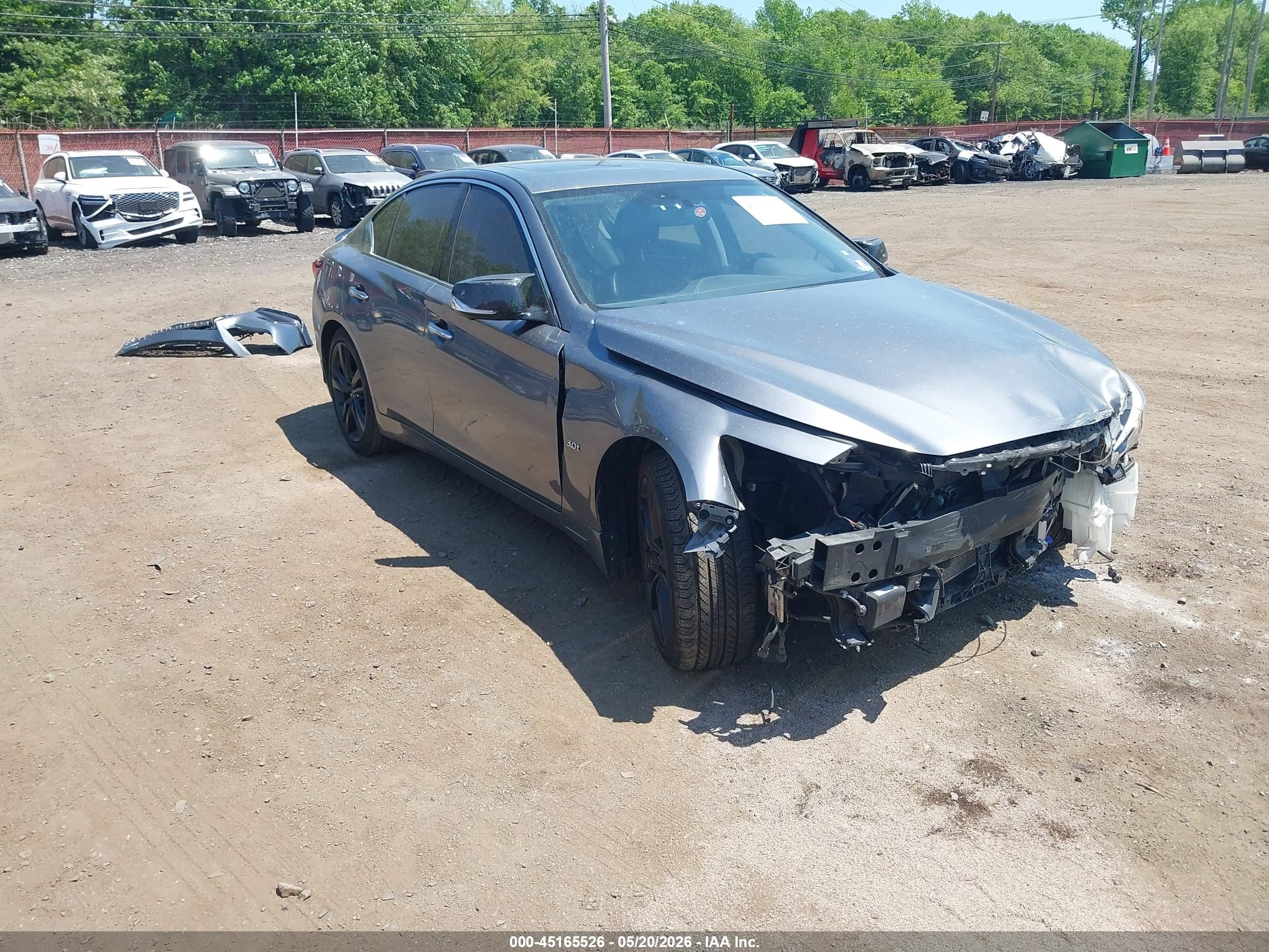 2019 Infiniti Q50 Sport, VIN JN1EV7AR2KM591461 — Front end