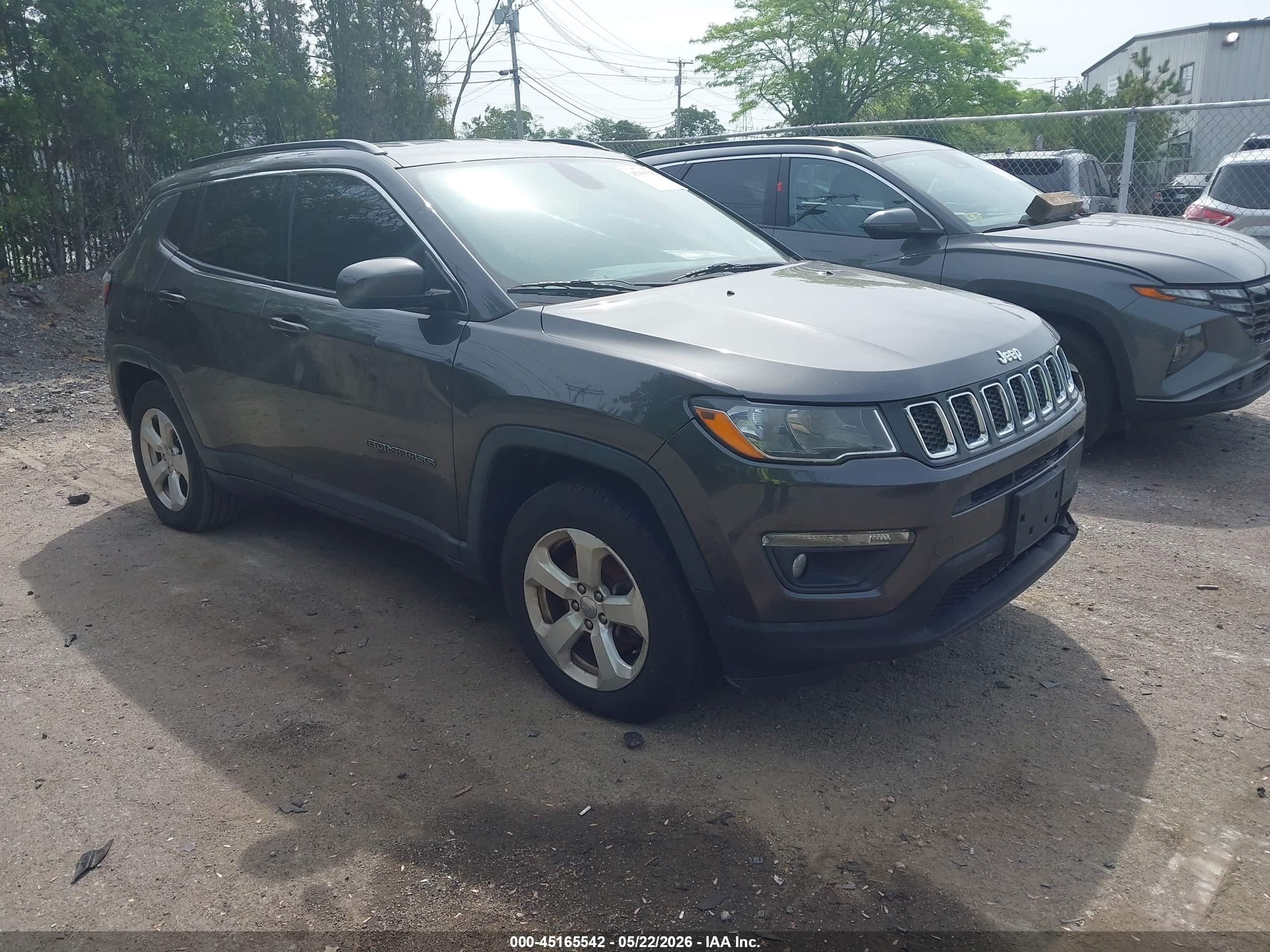 2019 Jeep Compass Latitude, VIN 3C4NJDBB7KT670112 — Undercarriage
