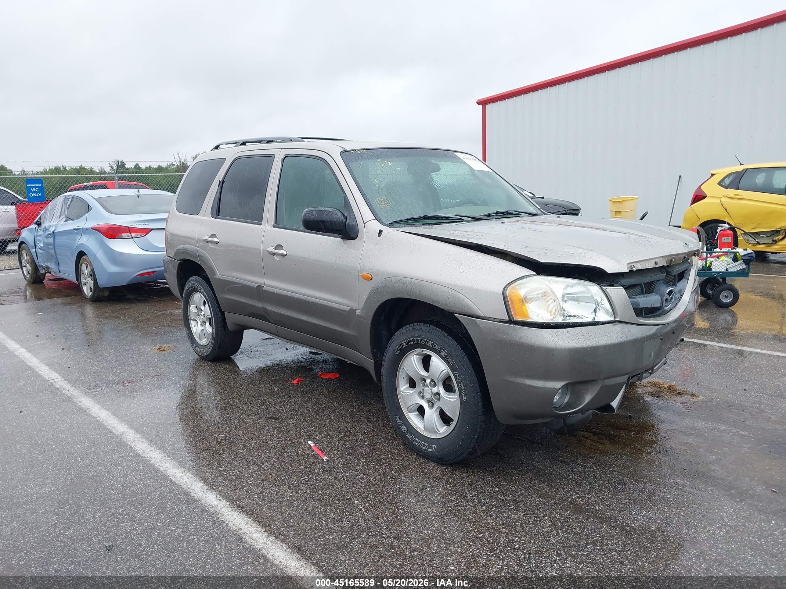2001 Mazda Tribute LX, VIN 4F2YU08141KM26462 — Перед