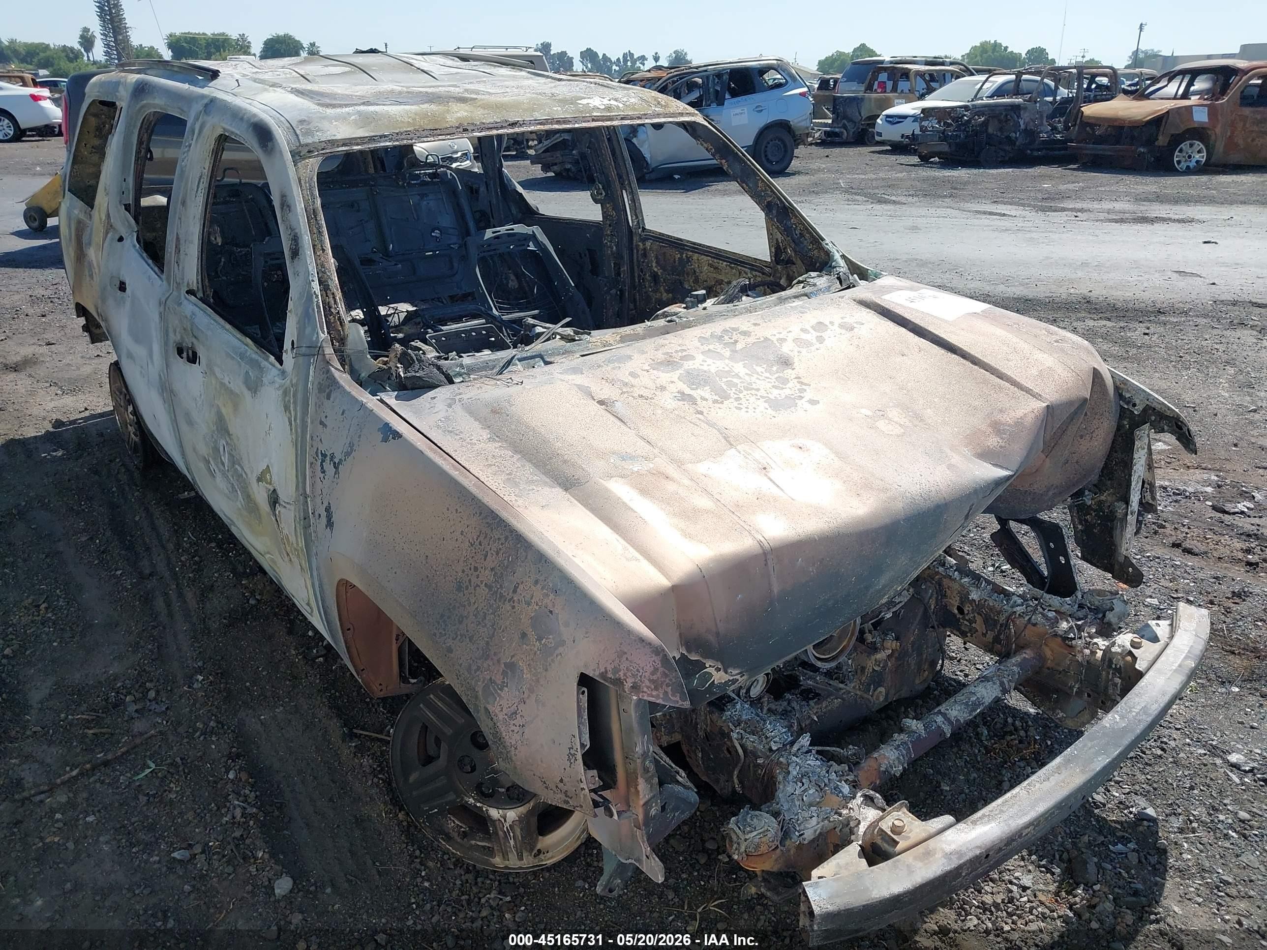 2007 Chevrolet Tahoe LS, VIN 1GNEC13J97J124755 — Пожар