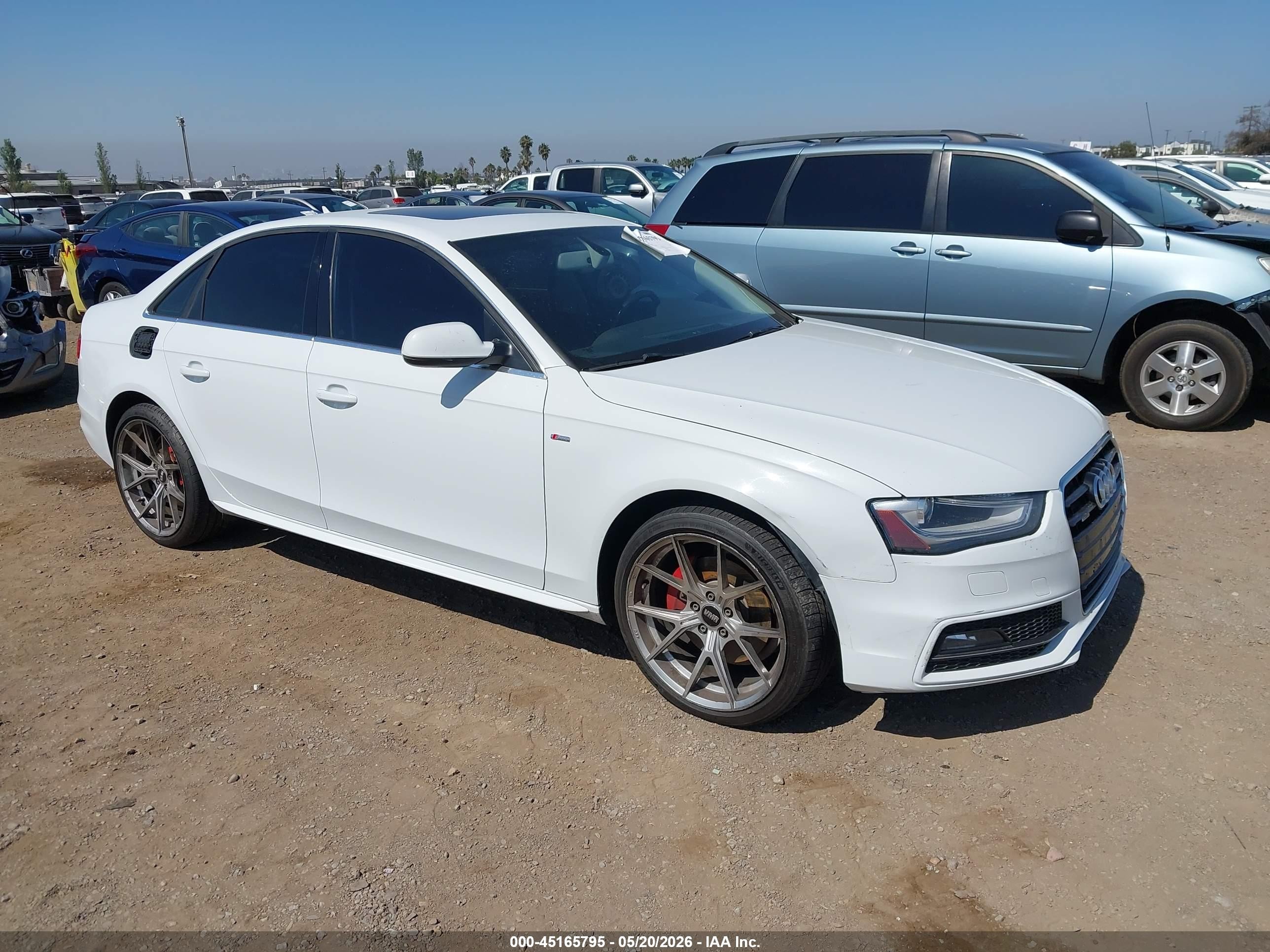 2015 Audi A4 Premium Plus, VIN WAUFFAFL0FN036439 — Side