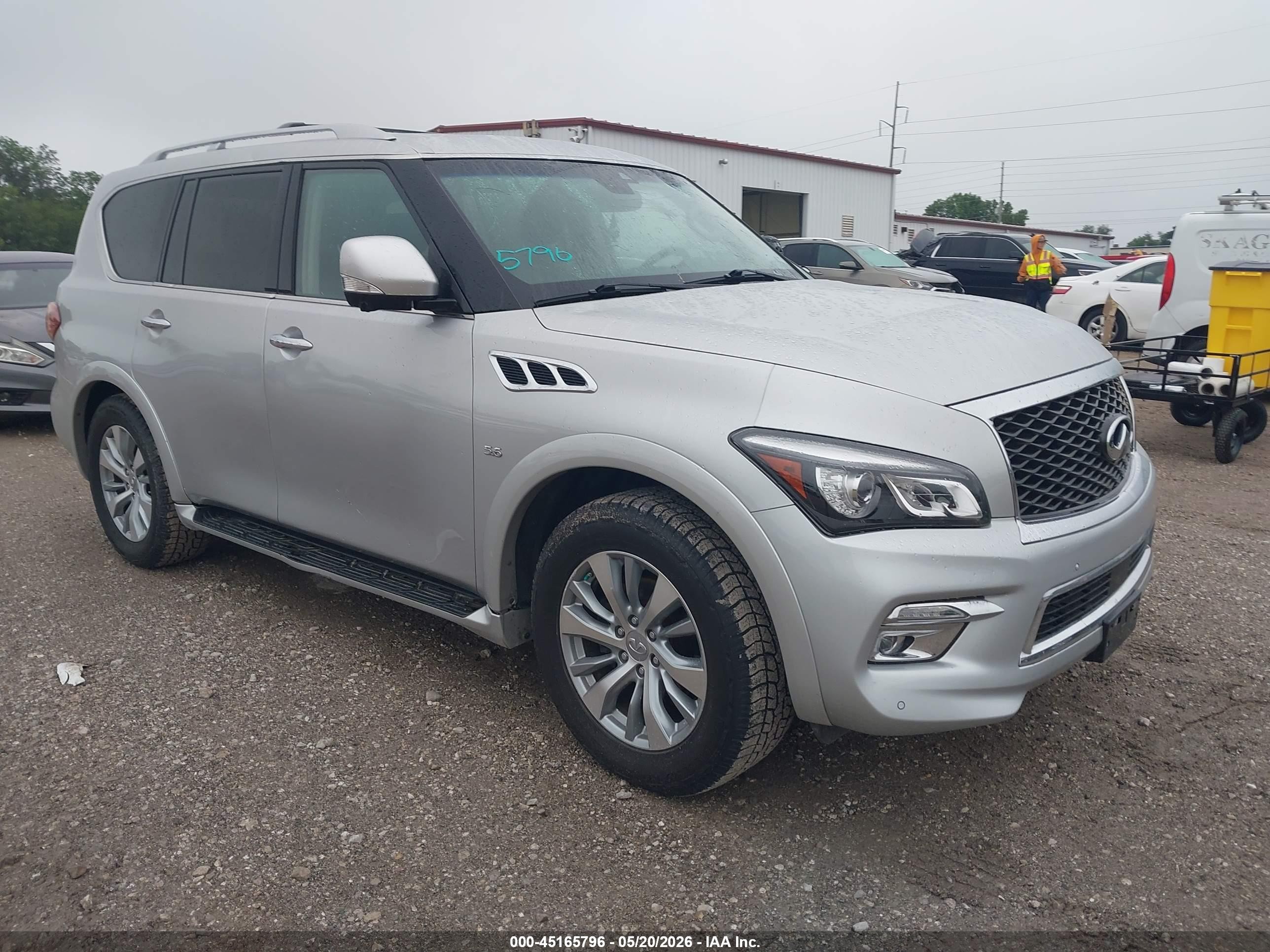 2017 Infiniti QX80, VIN JN8AZ2NE2H9156756 — Hail