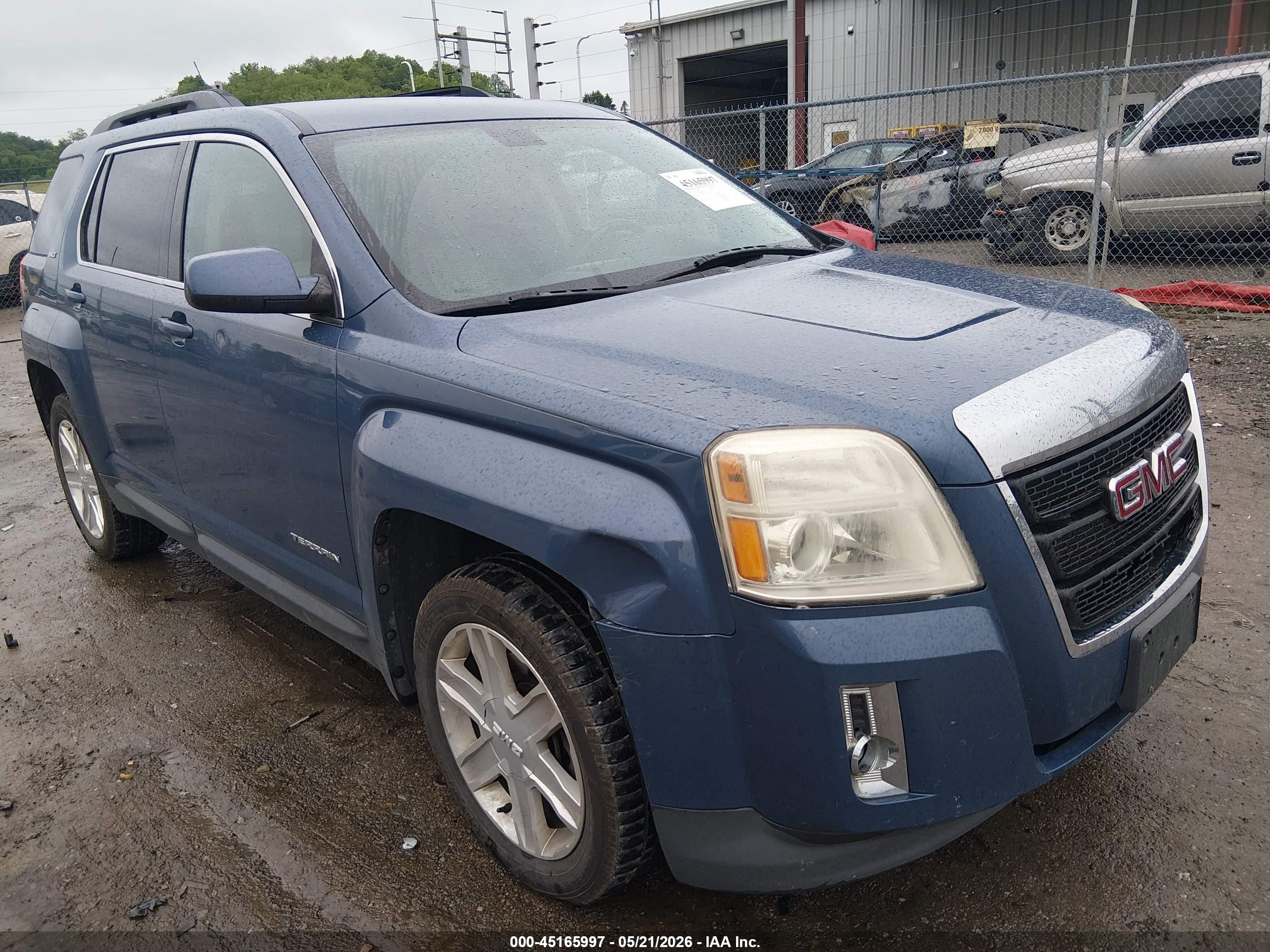 2011 GMC Terrain SLT-1, VIN 2CTFLVEC1B6466827 — Front end