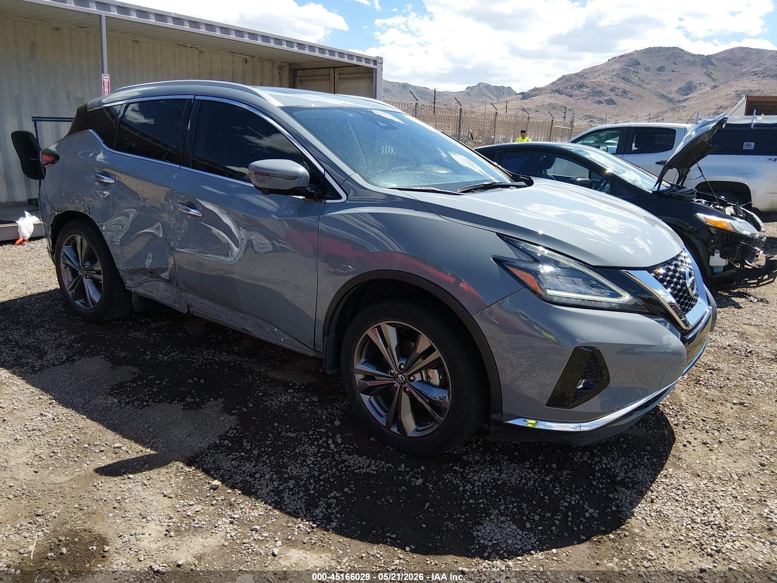 2022 Nissan Murano Platinum, VIN 5N1AZ2DS8NC113133 — Rear end
