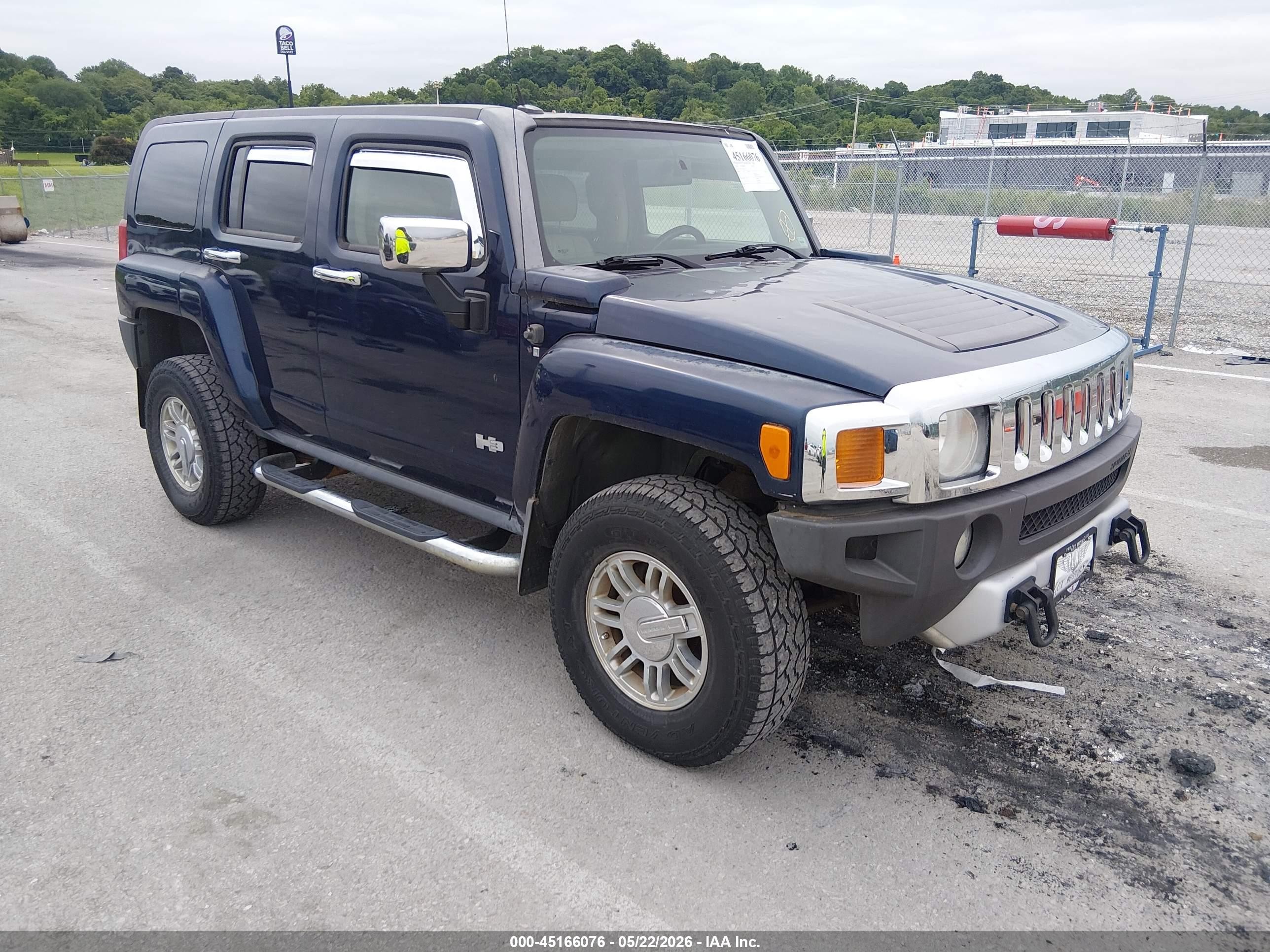 2008 Hummer H3 Alpha, VIN 5GTEN13L388120741 — Hail