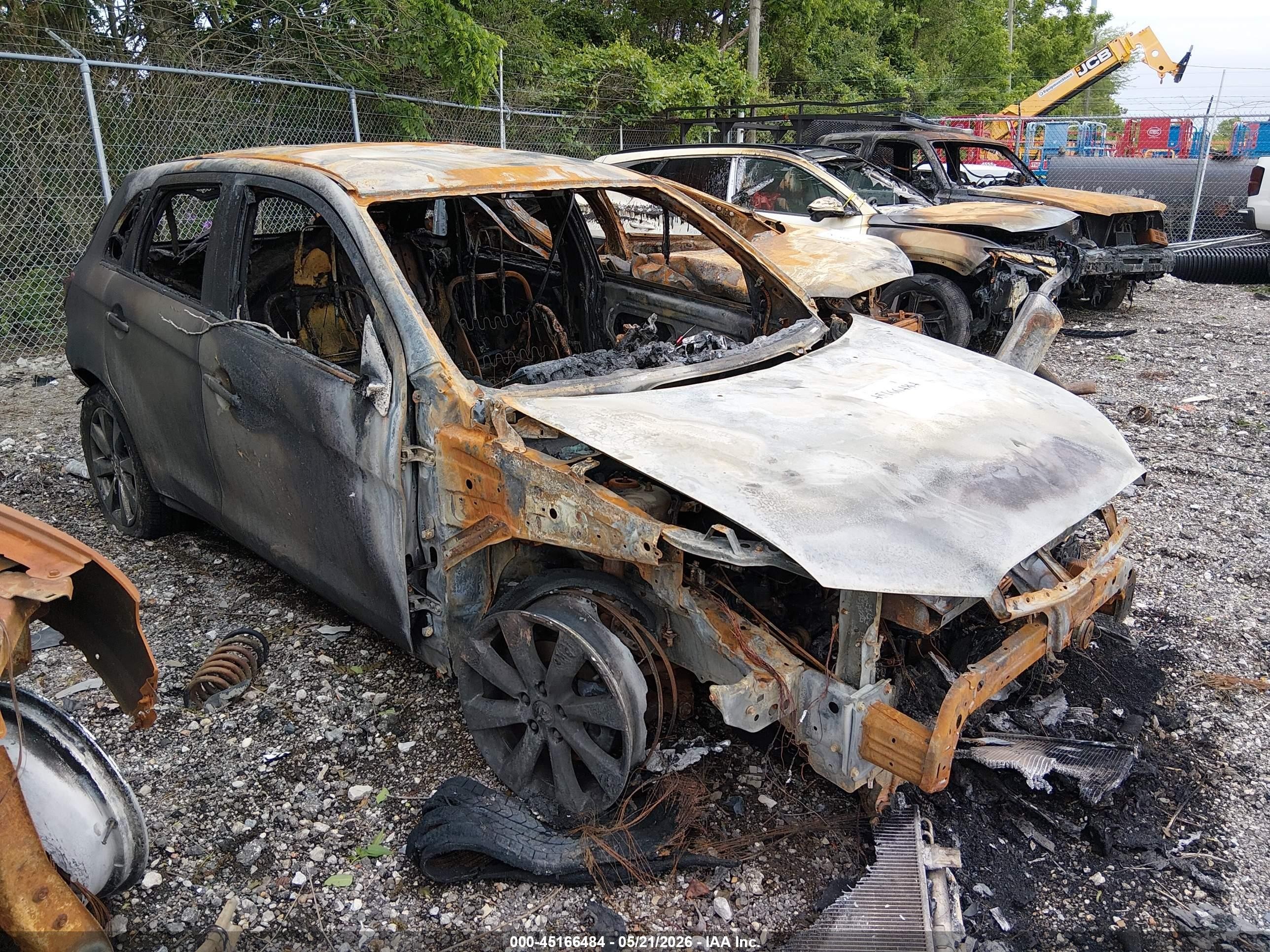 2014 Mitsubishi Outlander SE, VIN 4A4AR4AU6EE012059 — Burn