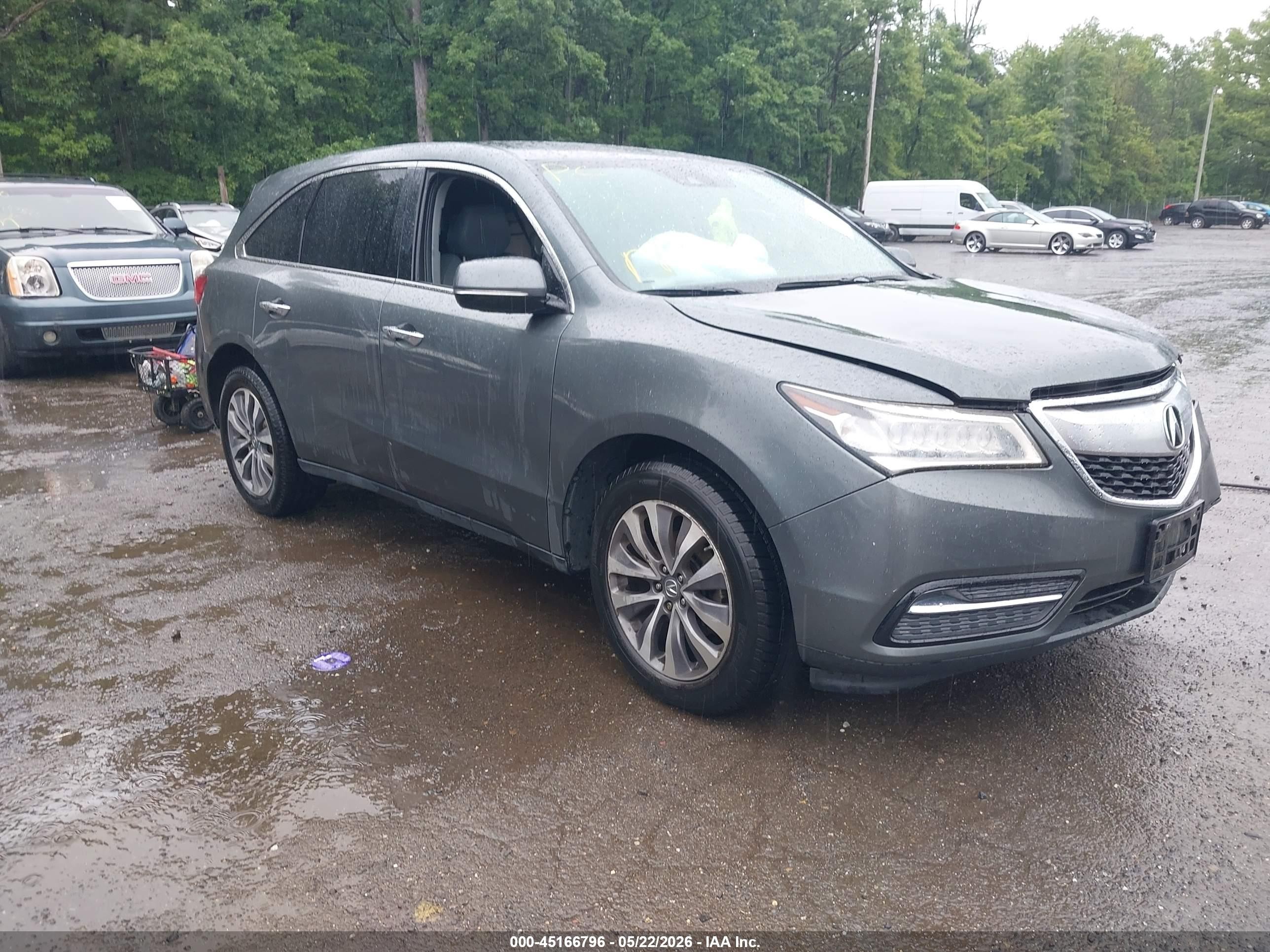2016 Acura MDX Technology, VIN 5FRYD4H47GB030449 — Side